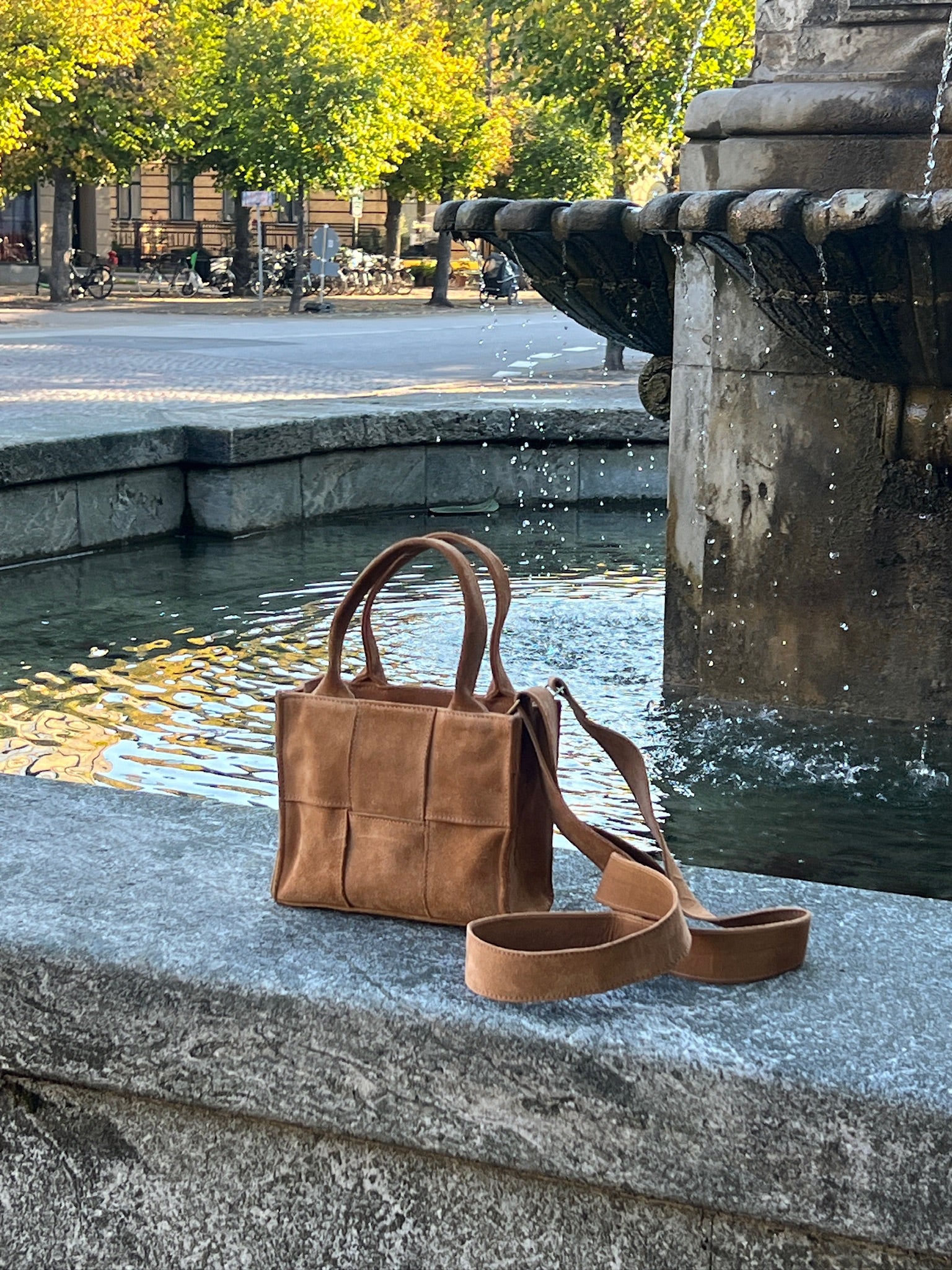 Luna Moon Mini Tote - Cervino Vista Tote bag Camel