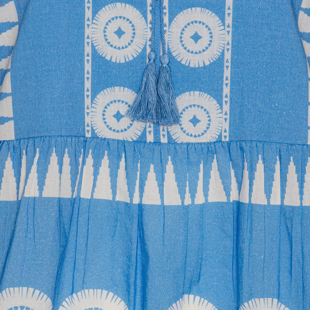 Luna Moon Palma - Top Blouse Aquamarine