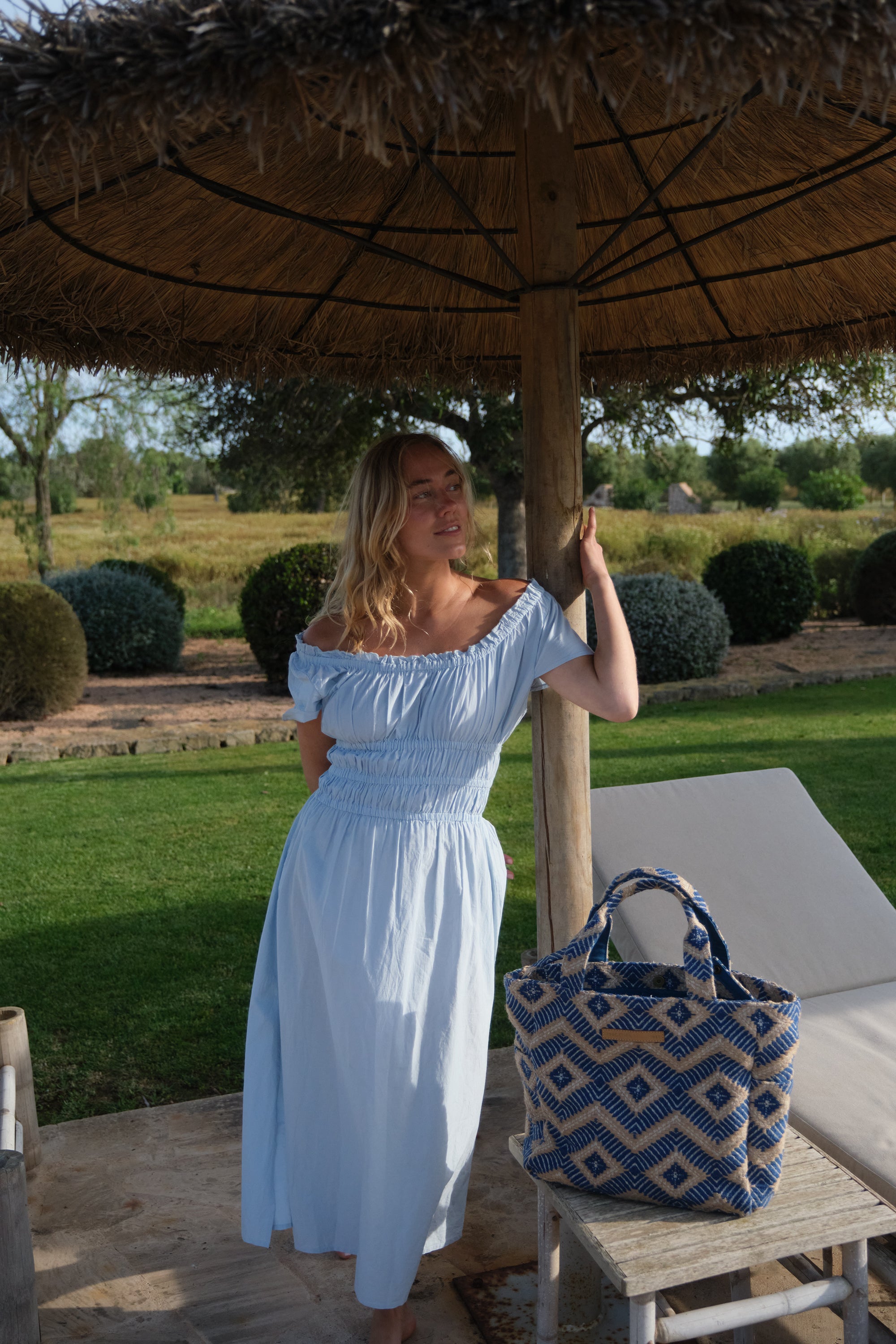 Luna Moon Positano - Dress Dress Light Blue