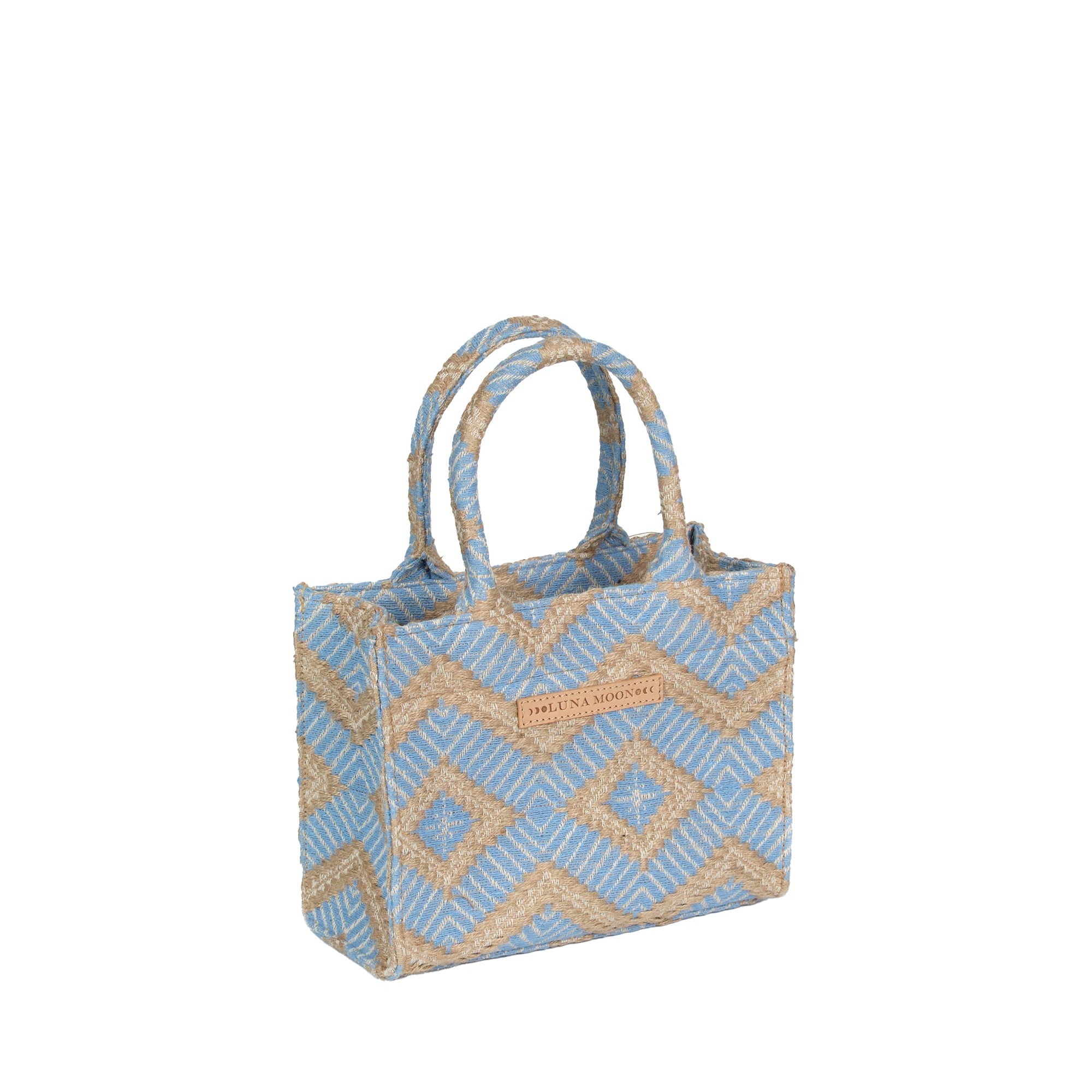 Luna Moon Small Tote - La Rambla Tote bag Aquamarine