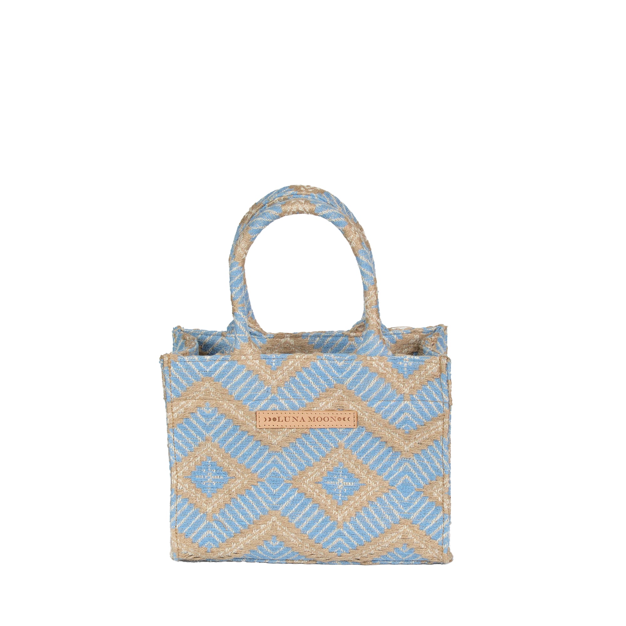 Luna Moon Small Tote - La Rambla Tote bag Aquamarine