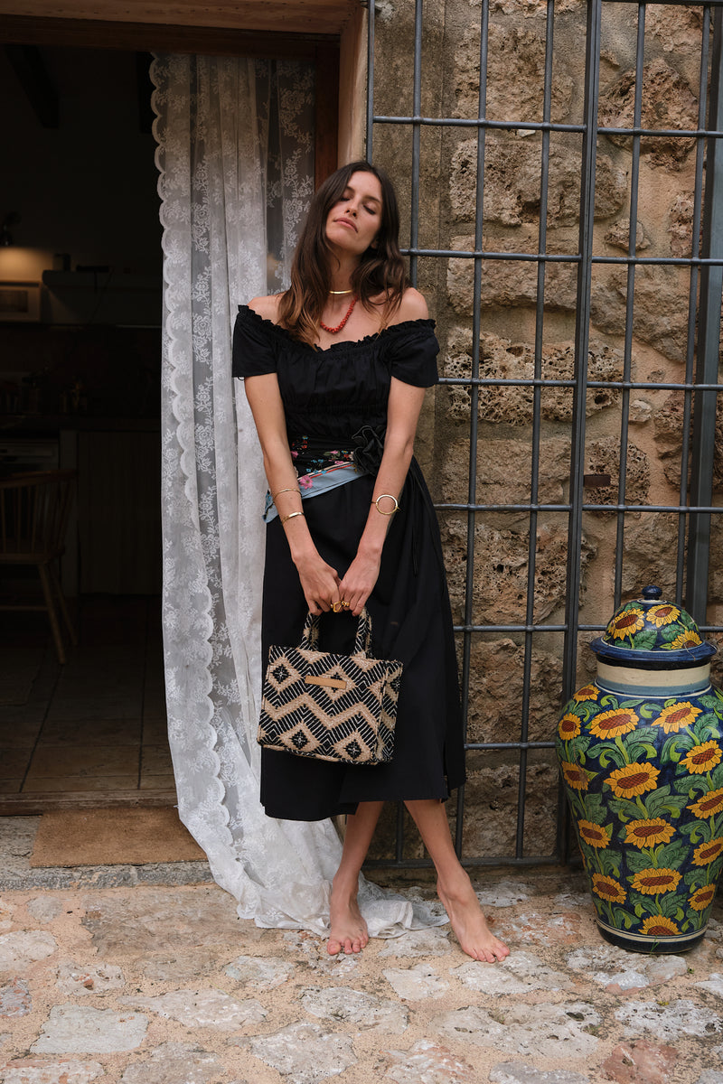 Luna Moon Small Tote - La Rambla Tote bag Black