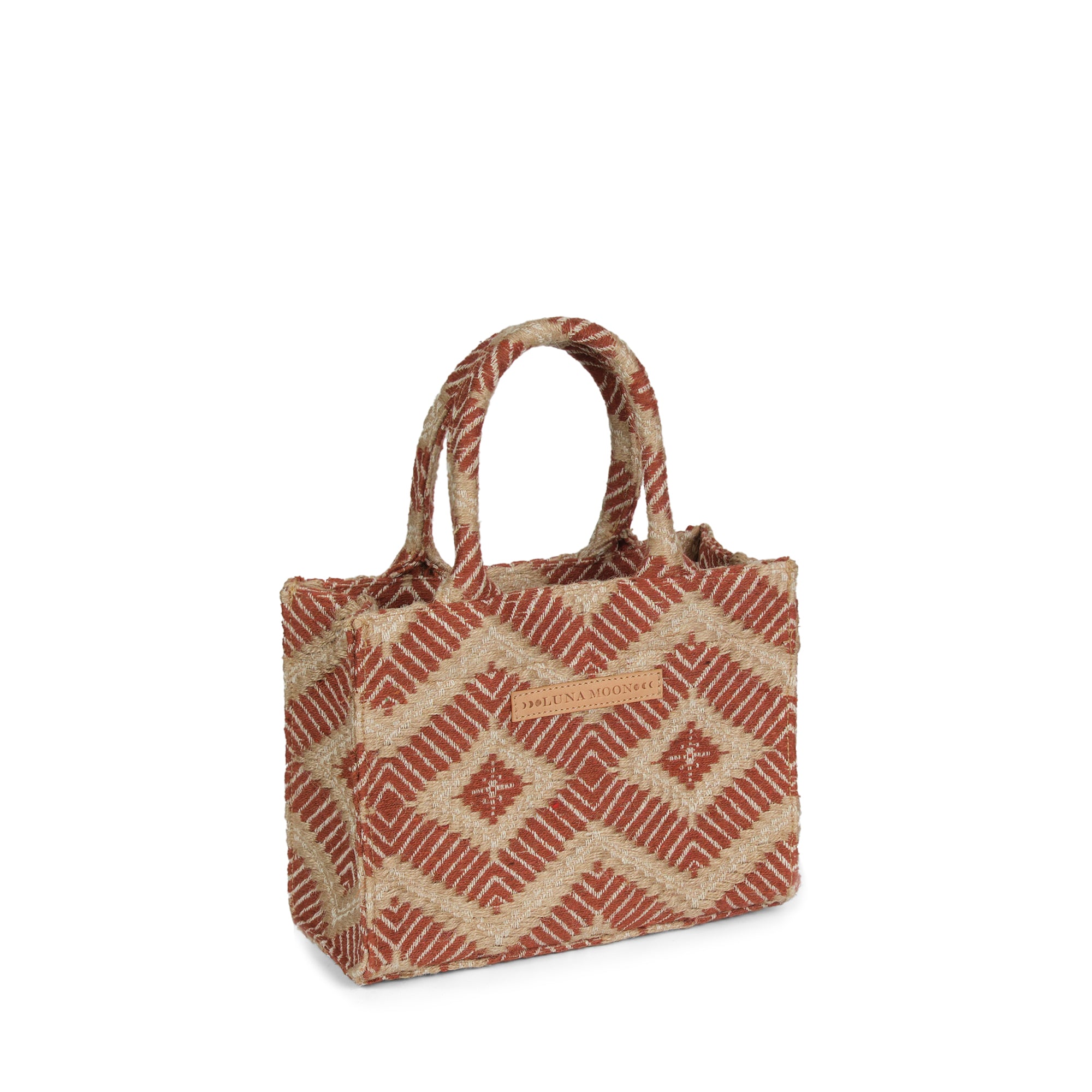 Luna Moon Small Tote - La Rambla Tote bag Terracotta