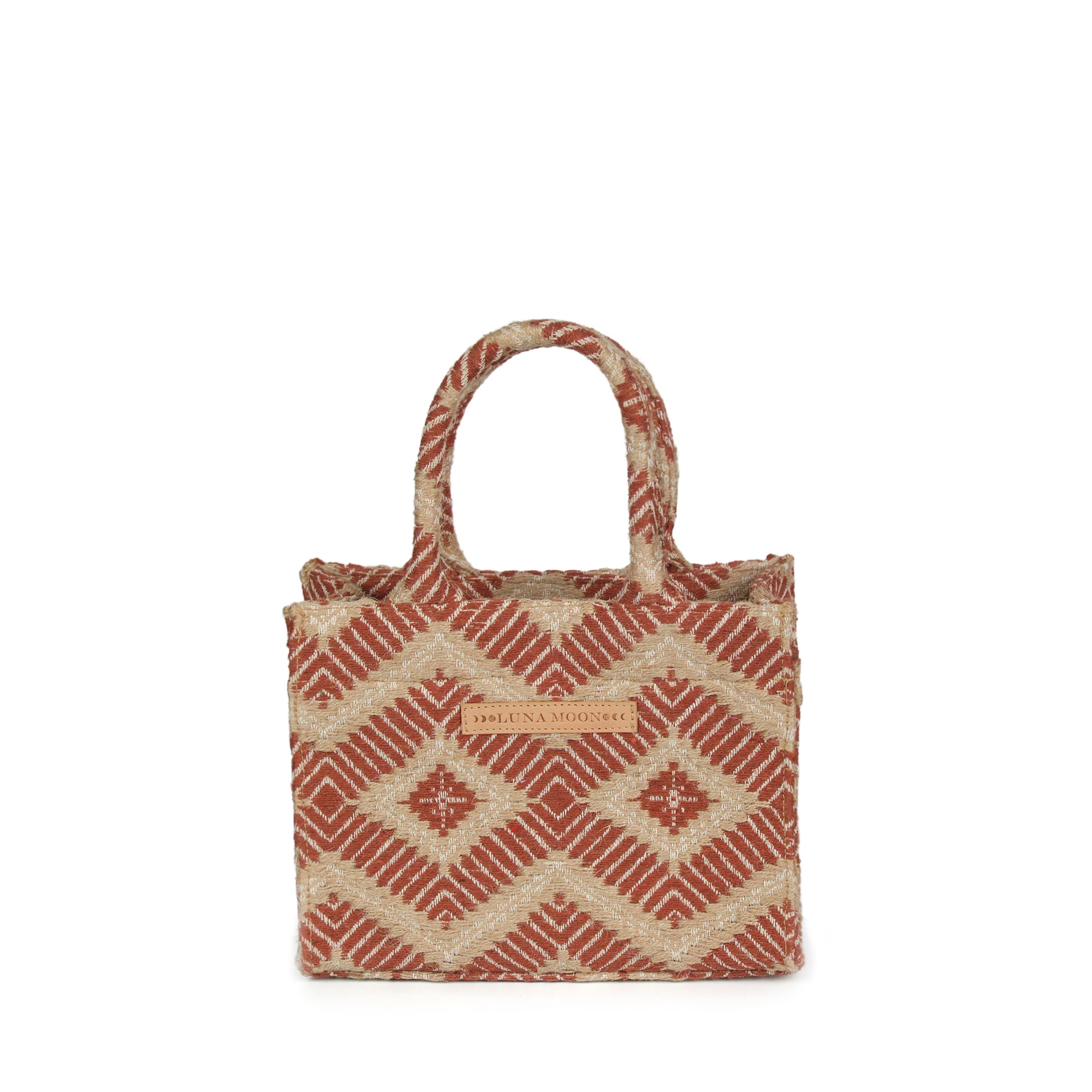 Luna Moon Small Tote - La Rambla Tote bag Terracotta