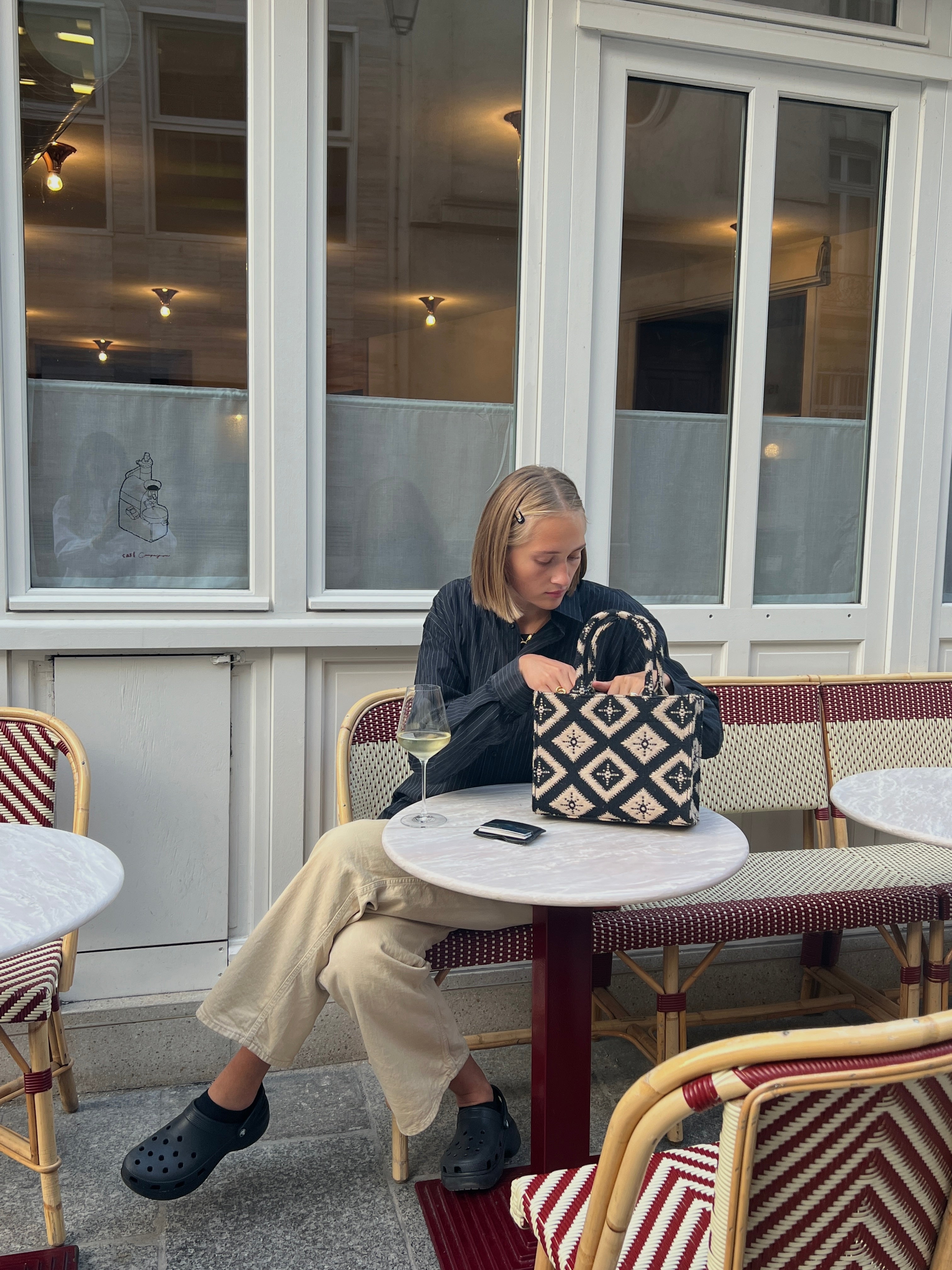 Luna Moon Small Tote - Rue Rivoli Bag Black