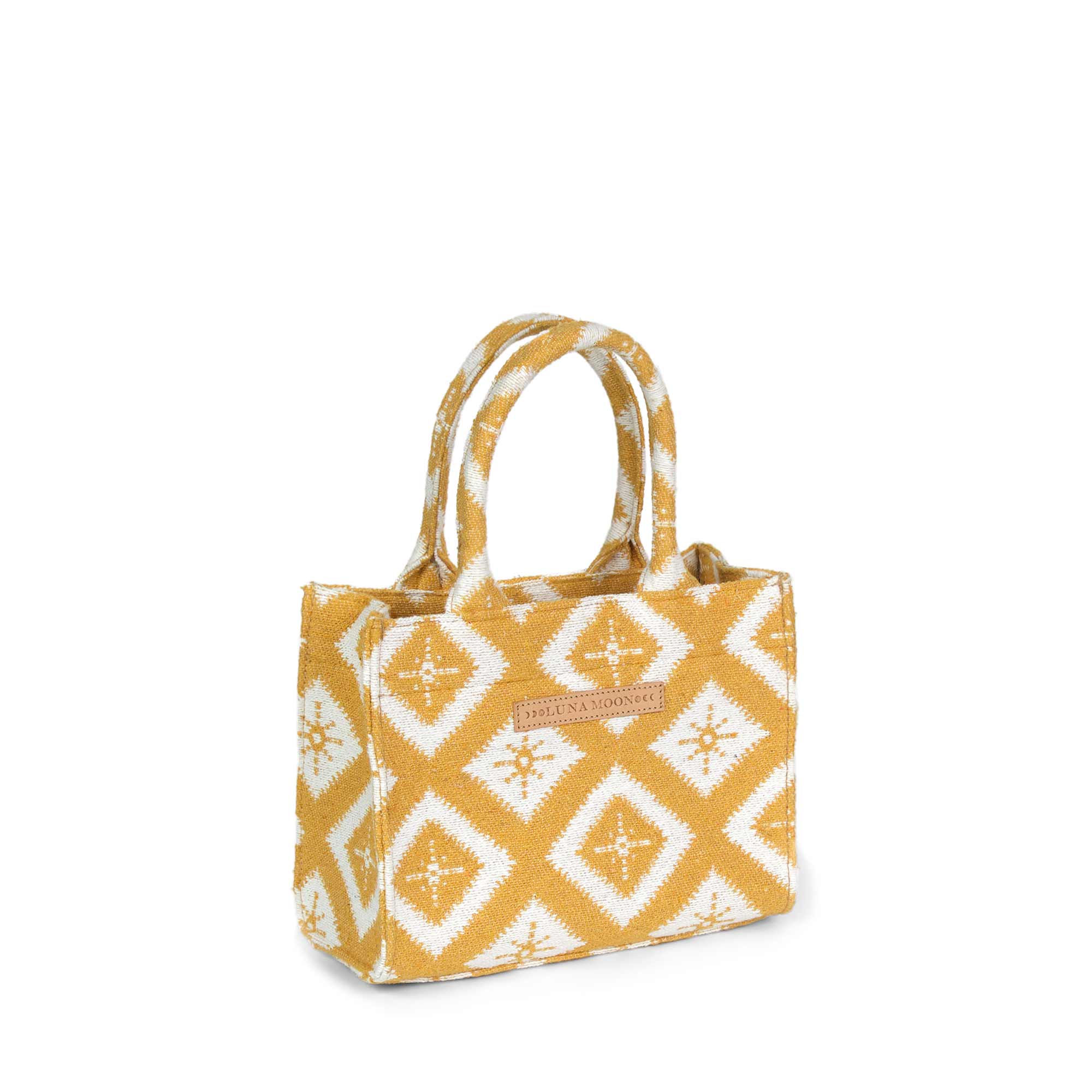 Luna Moon Small Tote - Rue Rivoli Tote bag Ochre yellow