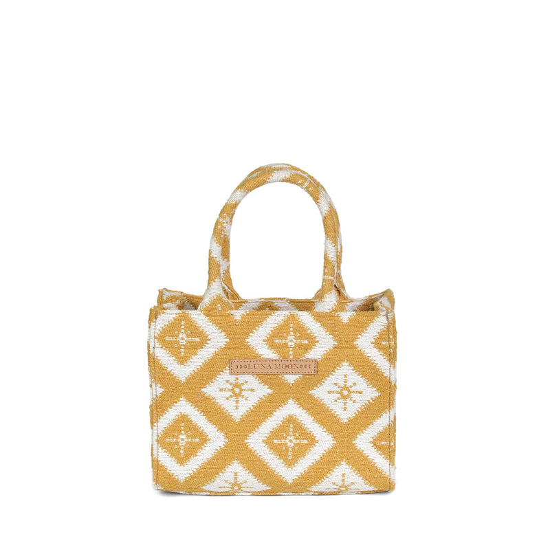 Luna Moon Small Tote - Rue Rivoli Tote bag Ochre yellow