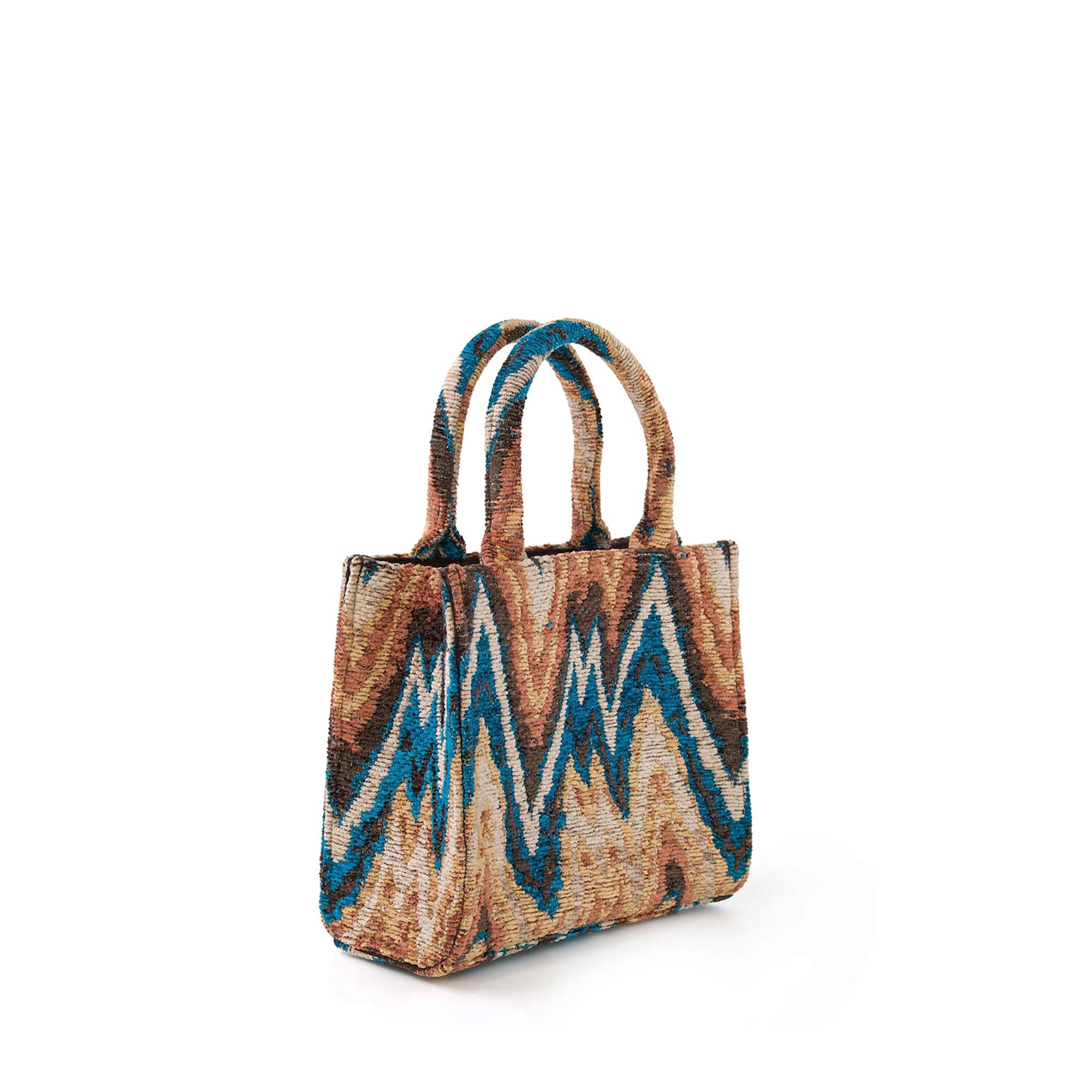 Luna Moon Small Tote - Siena Bag Ocean Depths - camel