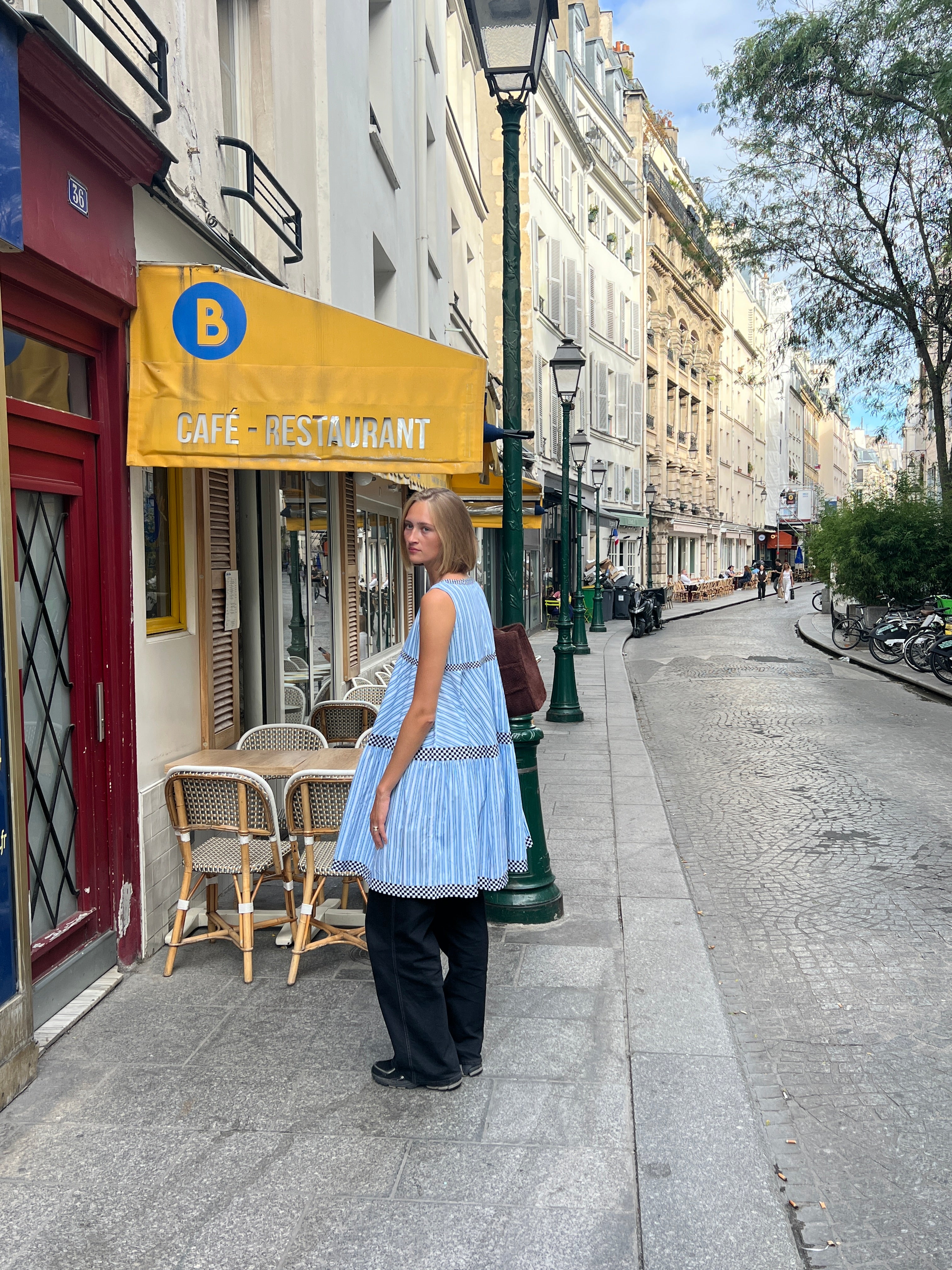 Luna Moon Soho - Sleeveless Dress Dress Aquamarine