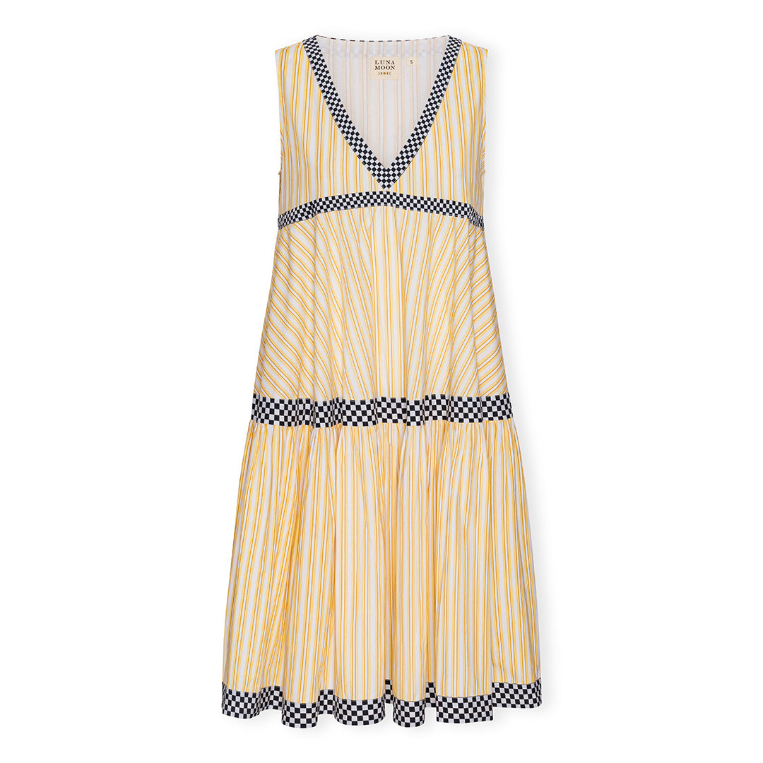 Luna Moon Soho - Sleeveless Dress Dress Pale Banana