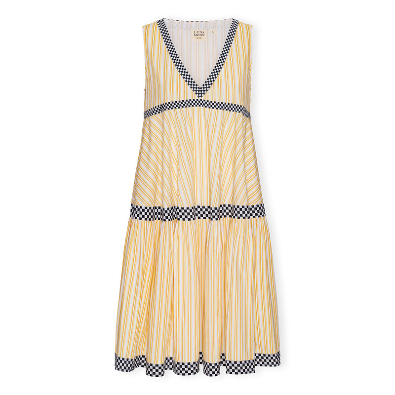 Luna Moon Soho - Sleeveless Dress Dress Pale Banana