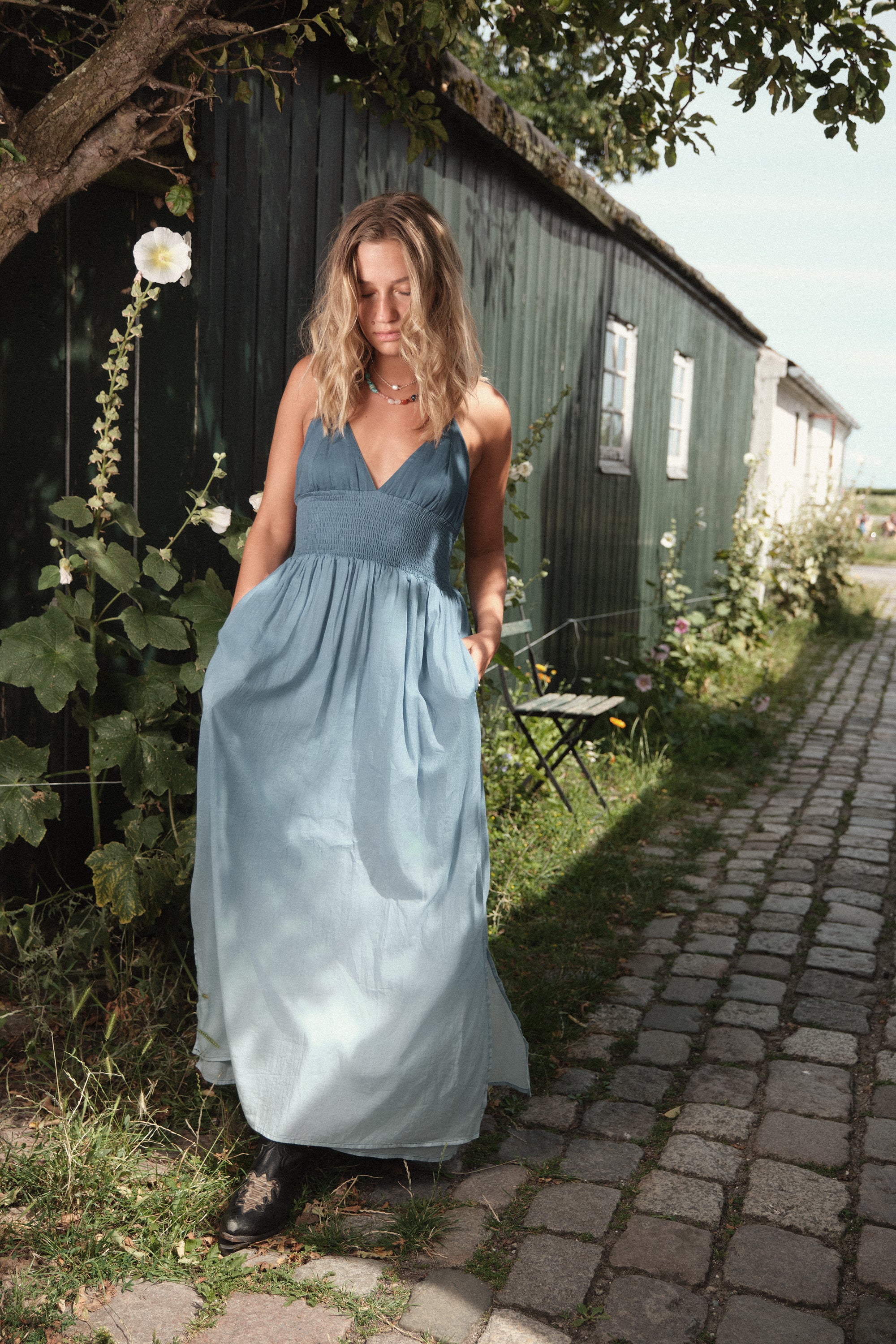 Luna Moon Sorento - Slip Dress Dress Dusk Blue