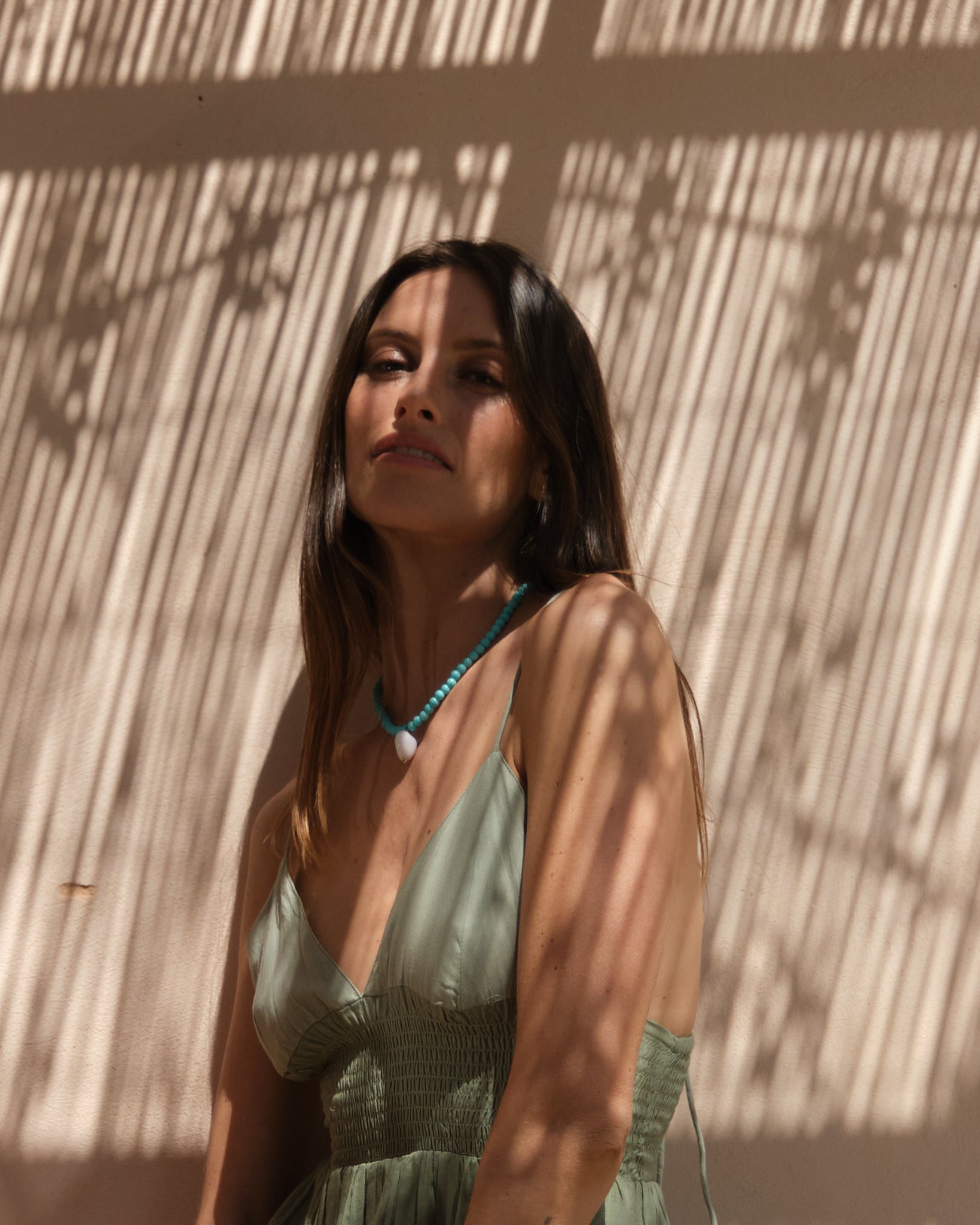 Luna Moon Sorento - Slip Dress Dress Olive