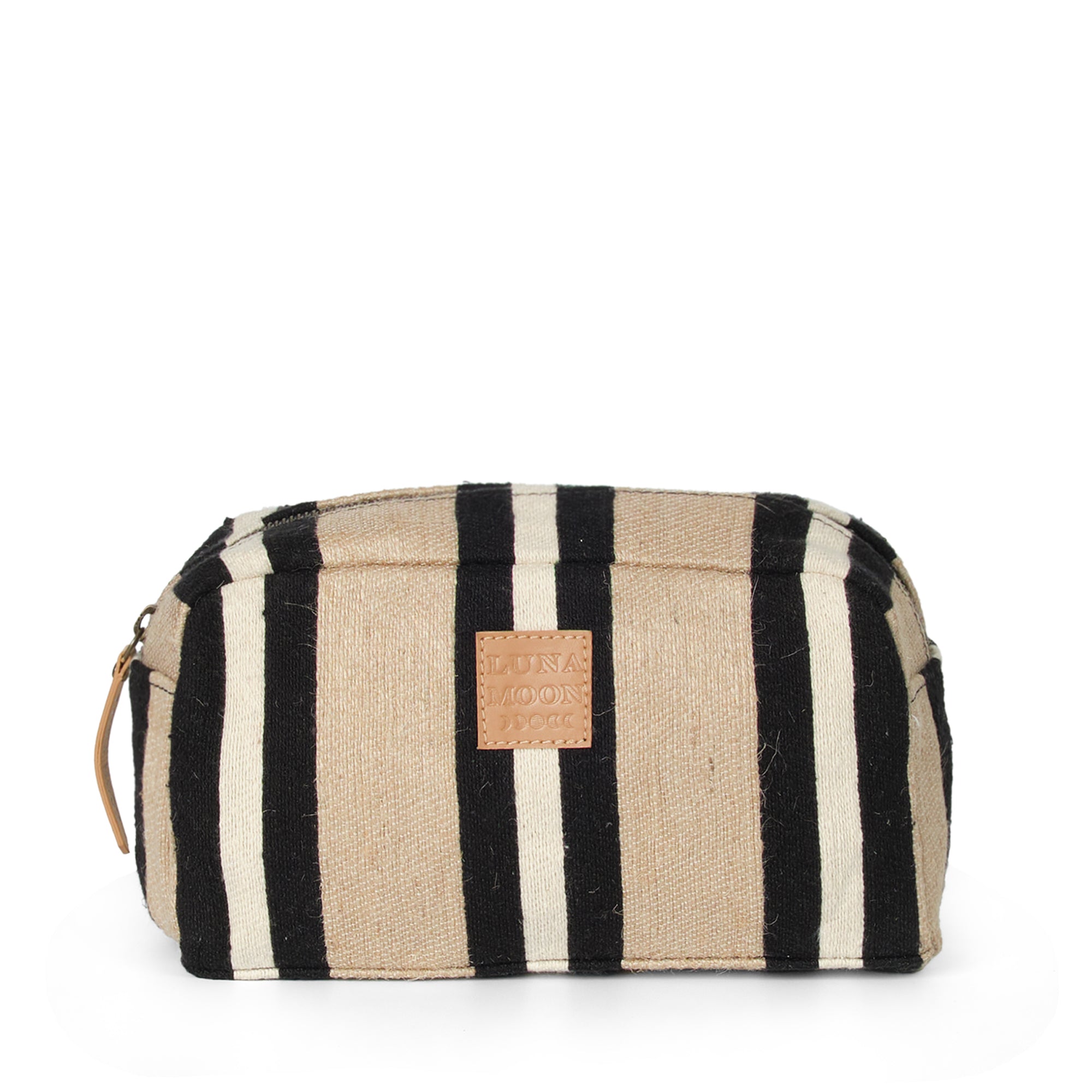 Luna Moon Toiletry bag - Svinkloev Accessory Jute - black