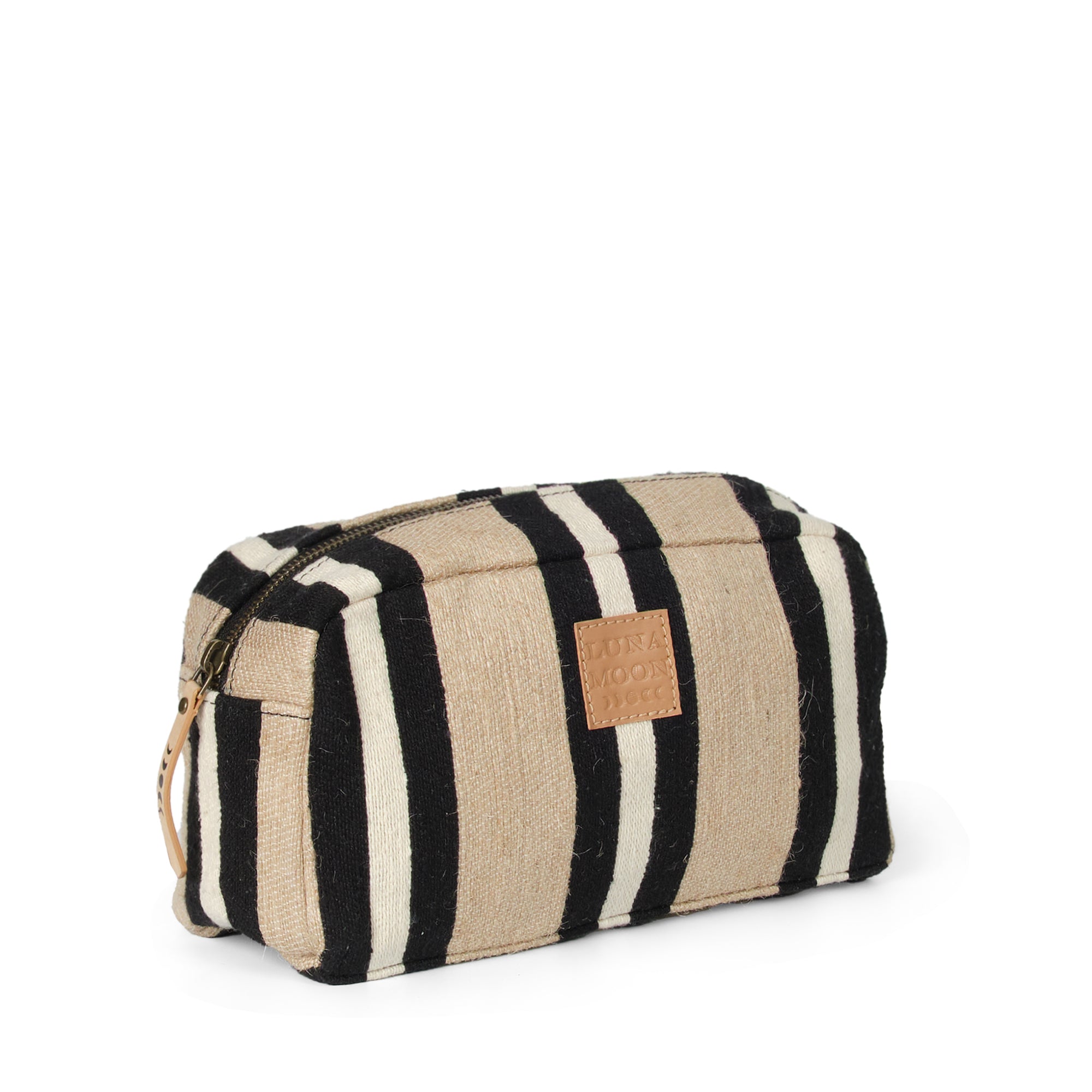 Luna Moon Toiletry bag - Svinkloev Accessory Jute - black