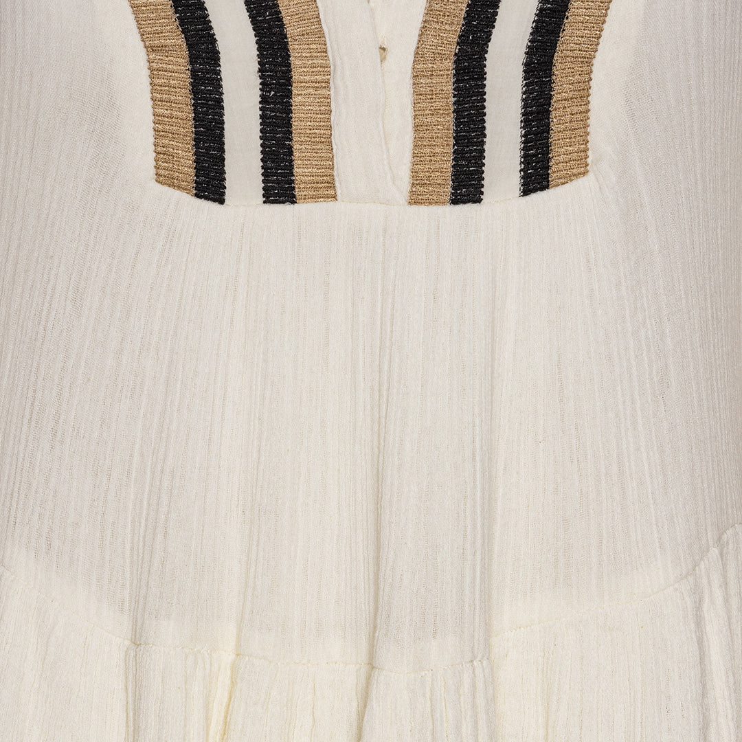 Luna Moon Amalfi - Dress Apparel Off-White - Jute
