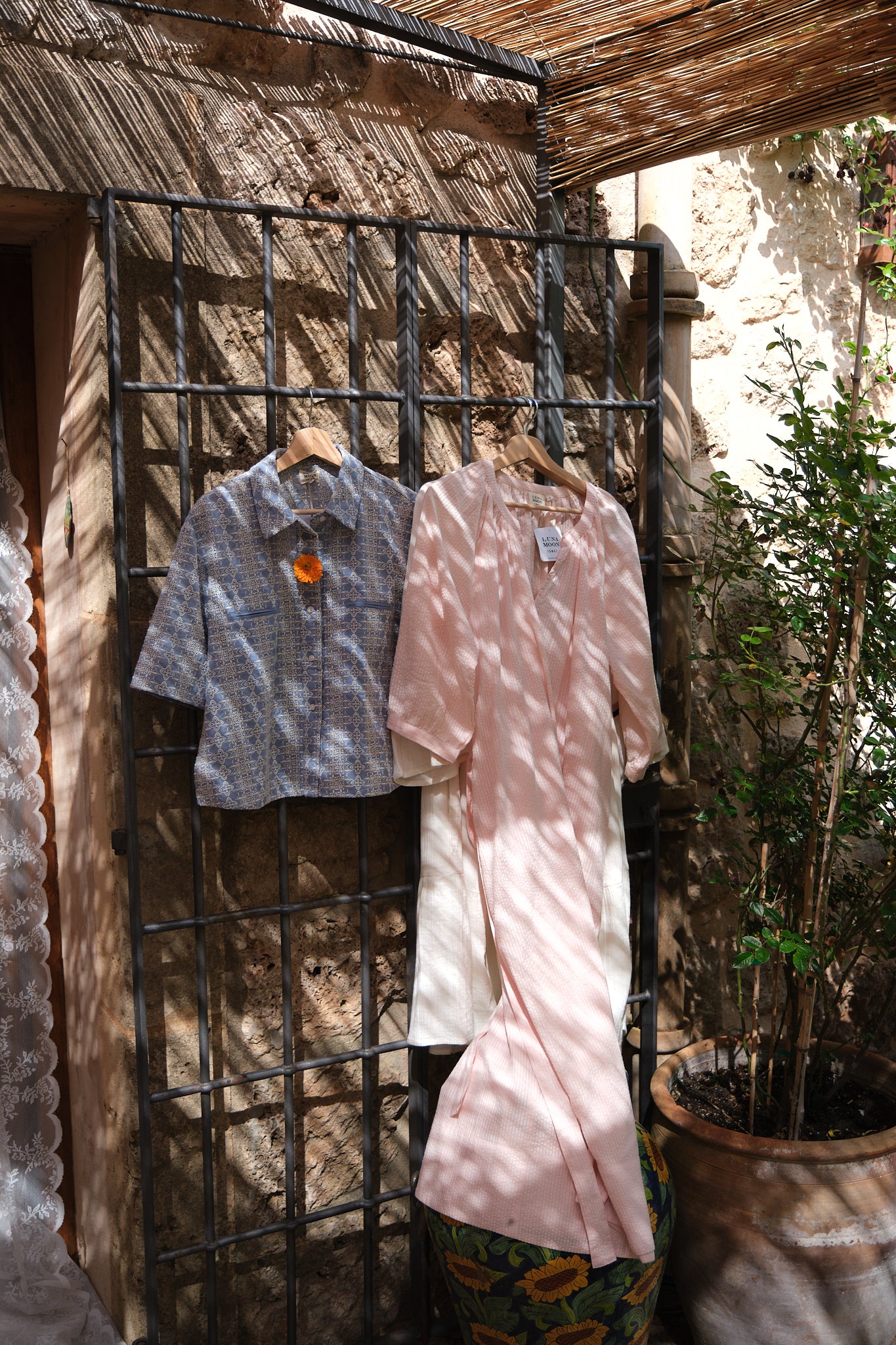 Luna Moon Biarritz Shirt Shirt Light Blue
