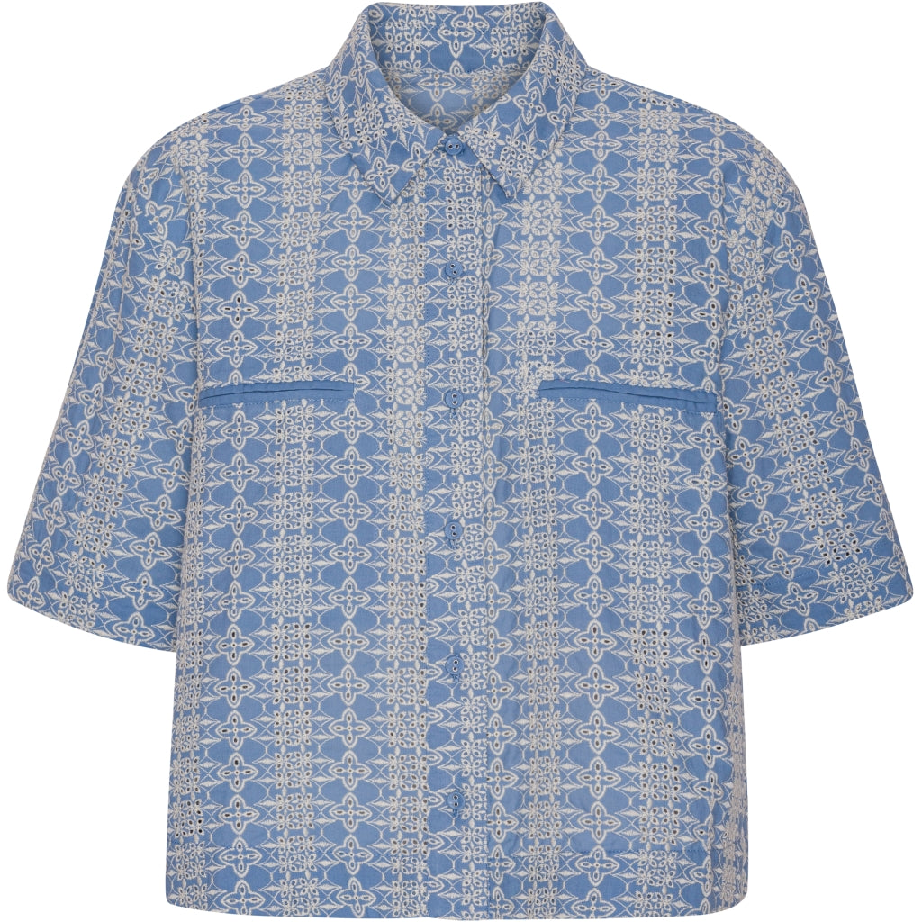 Luna Moon Biarritz Shirt Shirt Light Blue