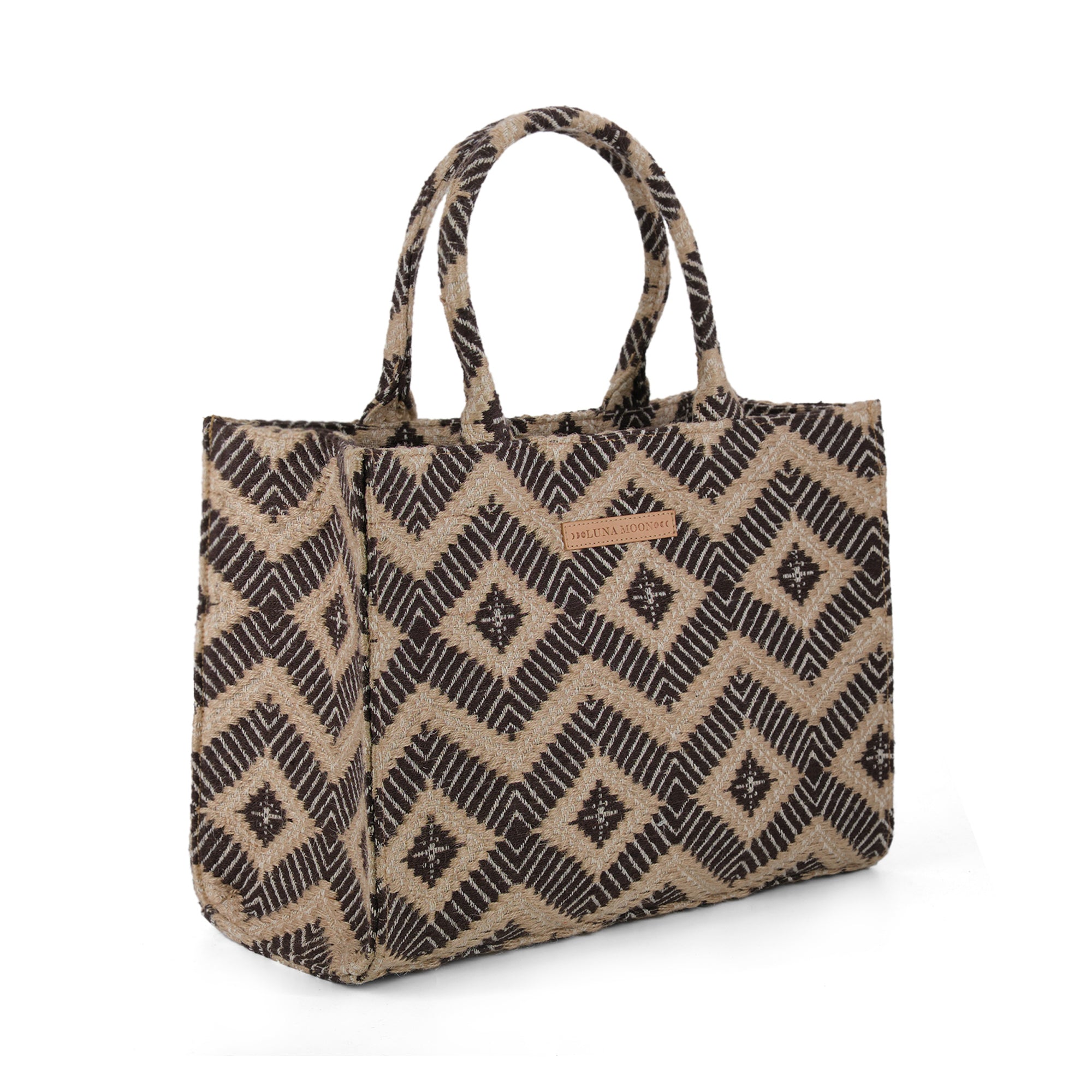 Luna Moon Big Tote - La Rambla Bag Coffee Chicory