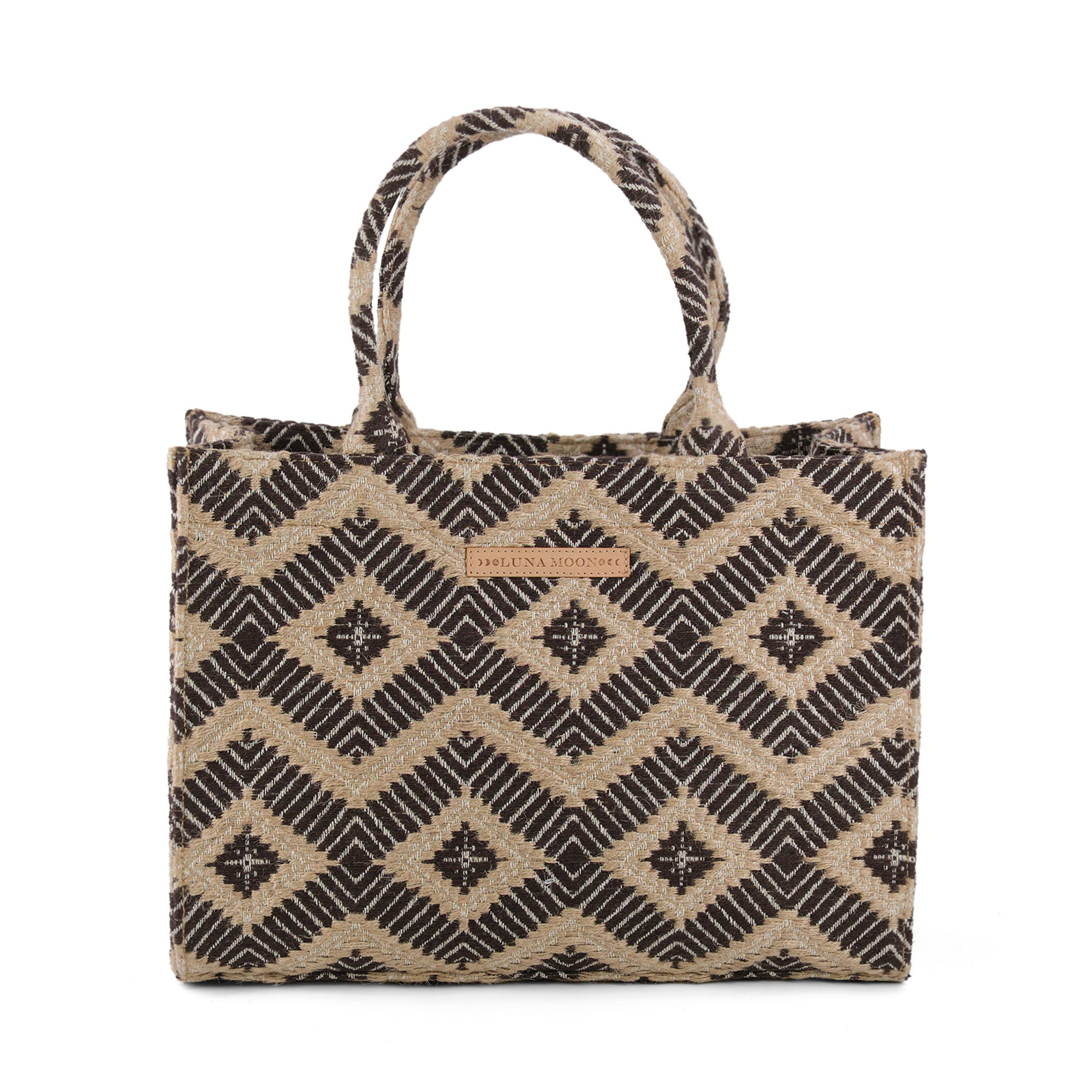 Luna Moon Big Tote - La Rambla Bag Coffee Chicory