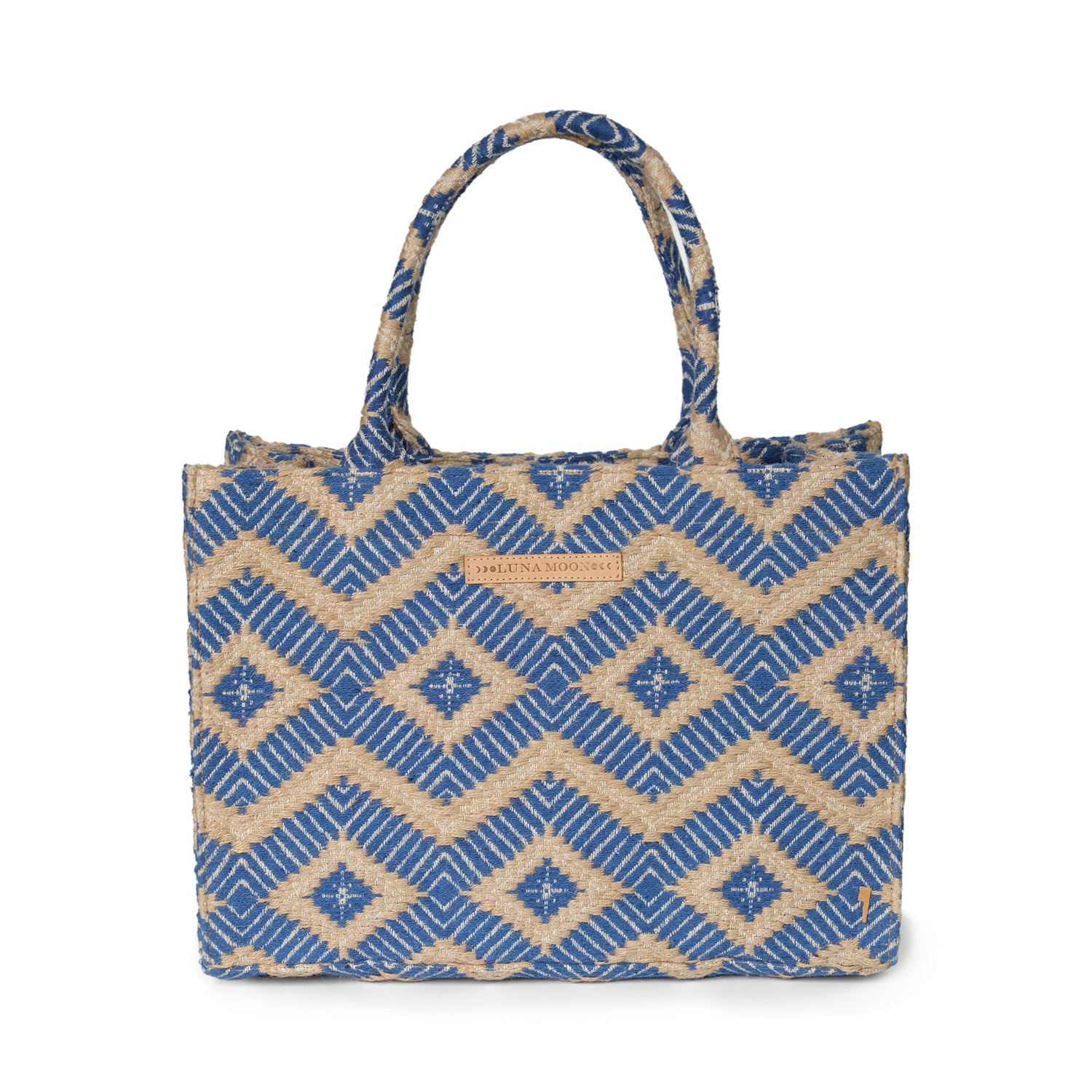 Luna Moon Big Tote - La Rambla Bag Greek blue