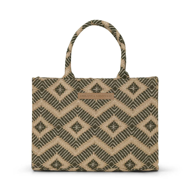 Luna Moon Big Tote - La Rambla Tote bag Olive