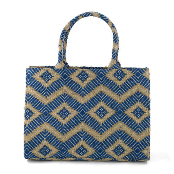 Luna Moon Big Tote - La Rambla Bag Greek Blue