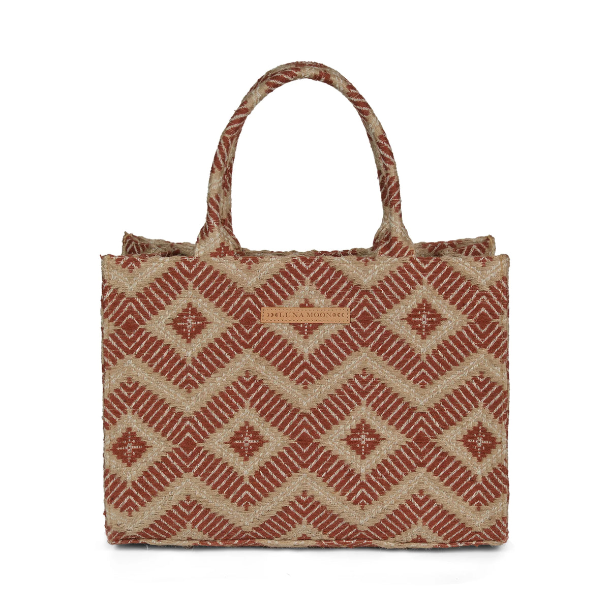 Luna Moon Big Tote - La Rambla Tote bag Terracotta