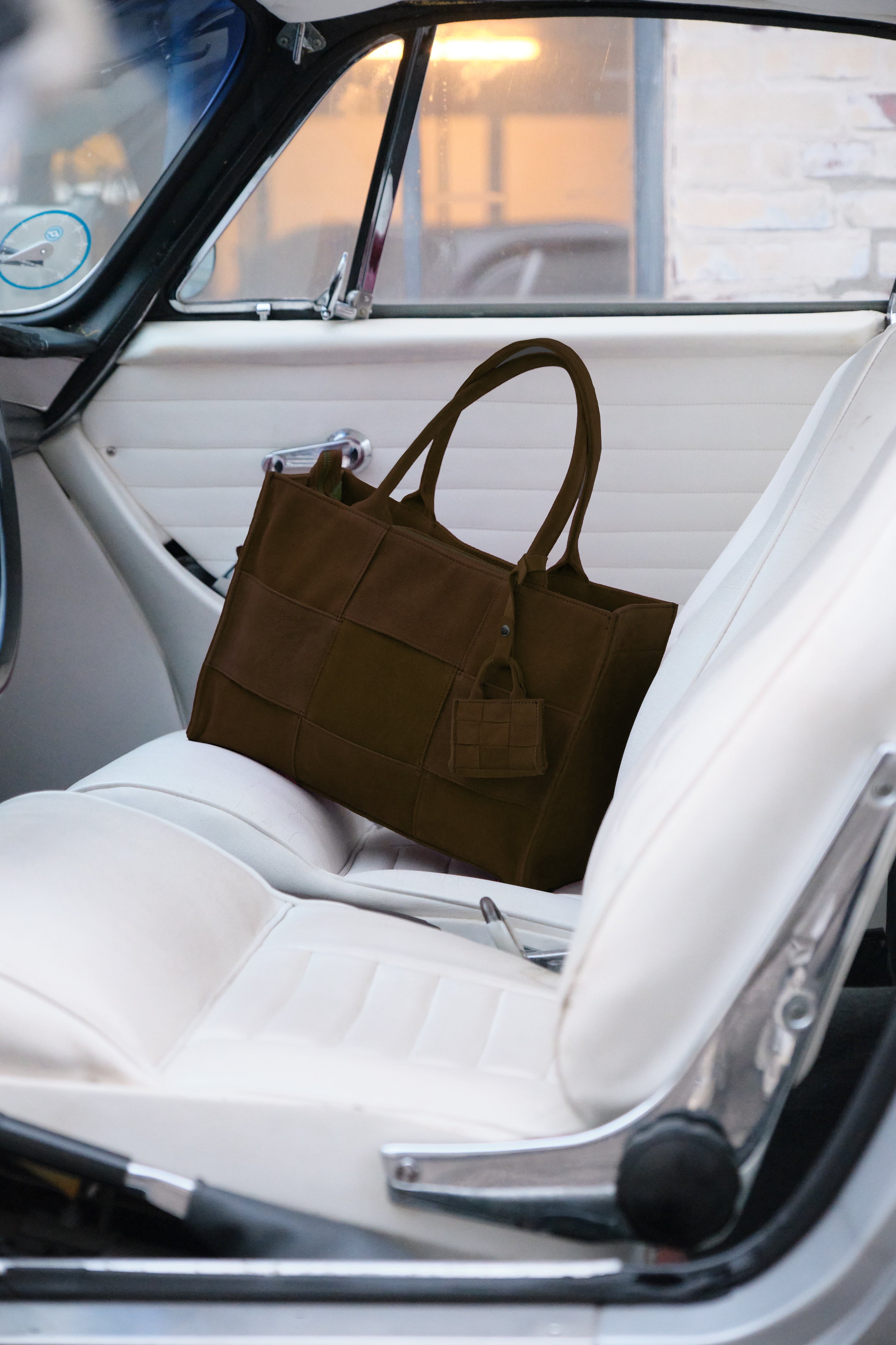 Luna Moon Charm - Cervino Vista Bag Charm Chocolate Brown