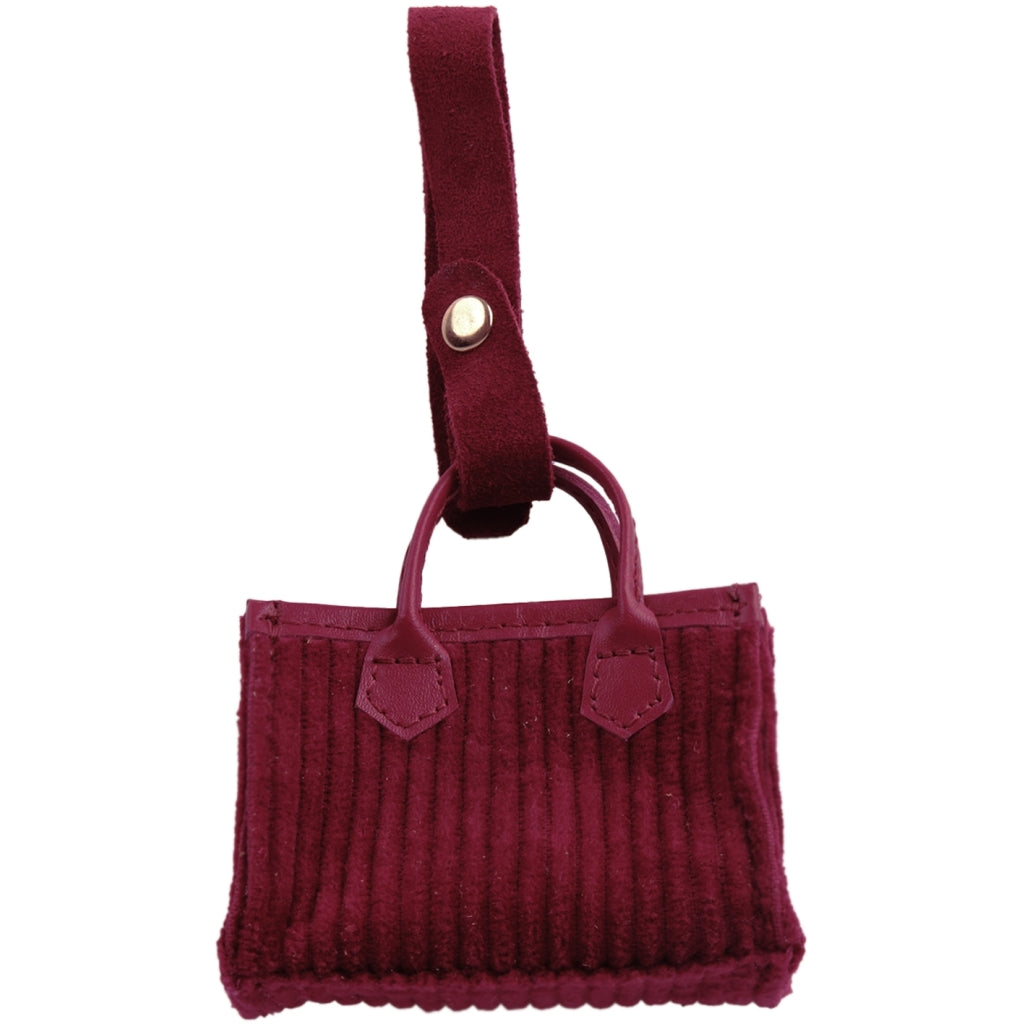 Luna Moon Charm - Osaka Bag Charm Cabernet Red