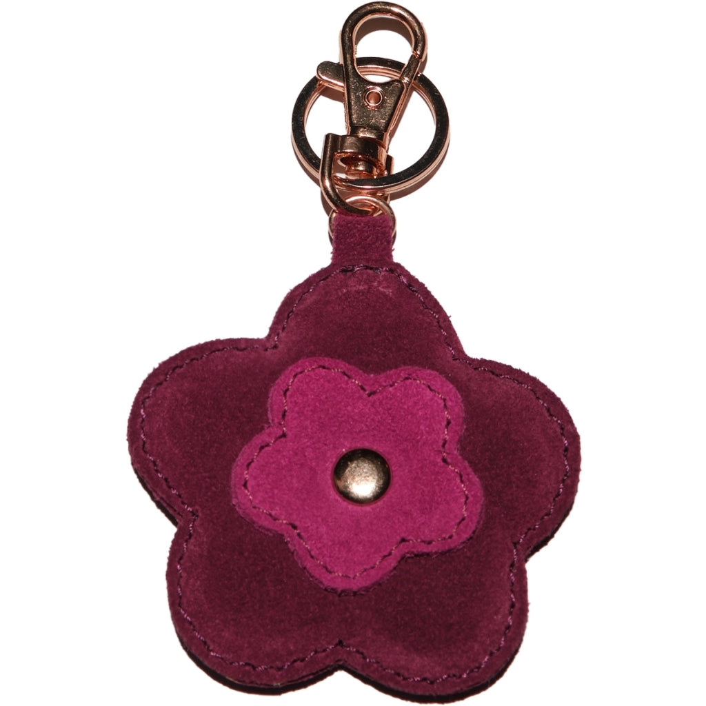 Luna Moon Charm - Portobello Bag Charm Cabernet Red/Pink
