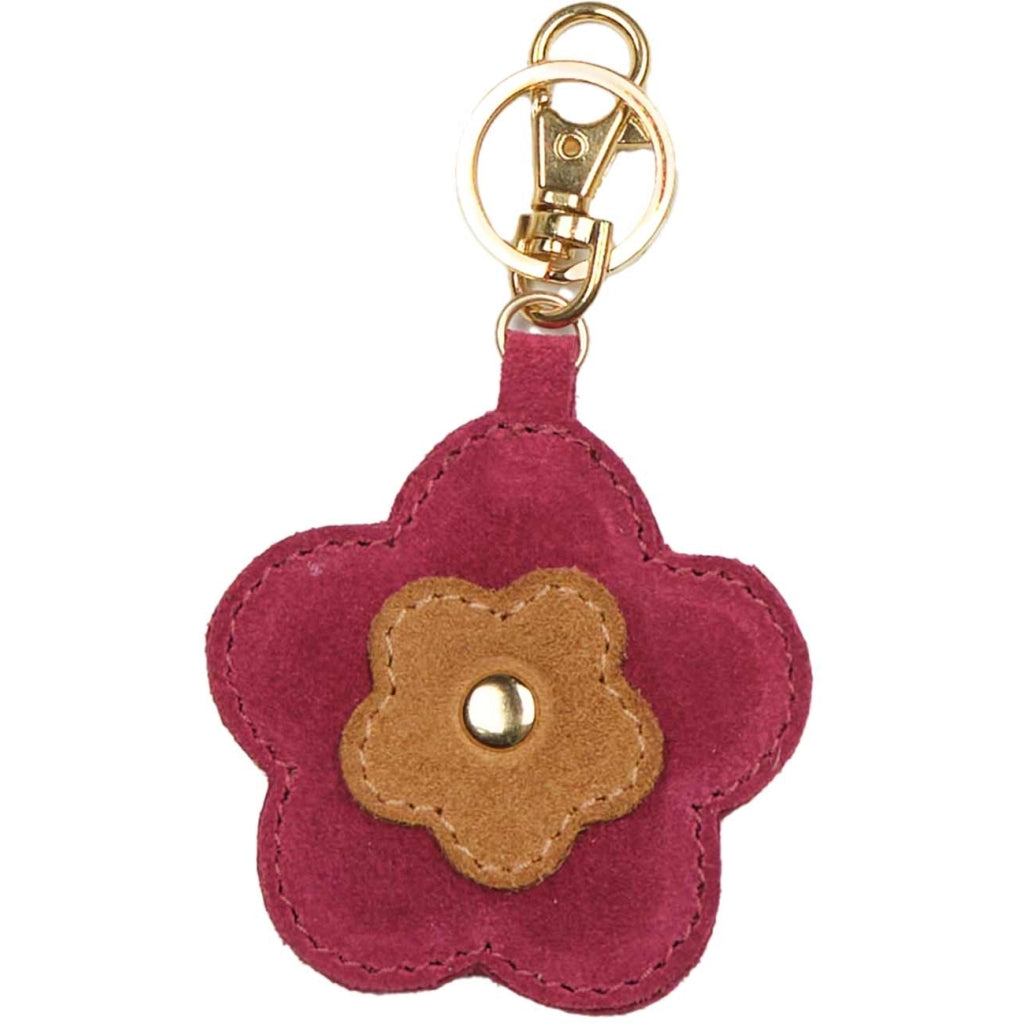 Luna Moon Charm - Portobello Bag Charm Pink Sangria/Camel
