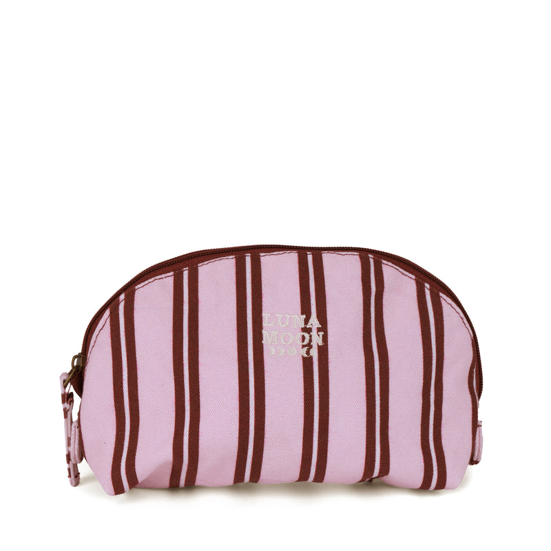 Luna Moon Cosmetic Bag - Sandra Stripes Accessory Light Pink