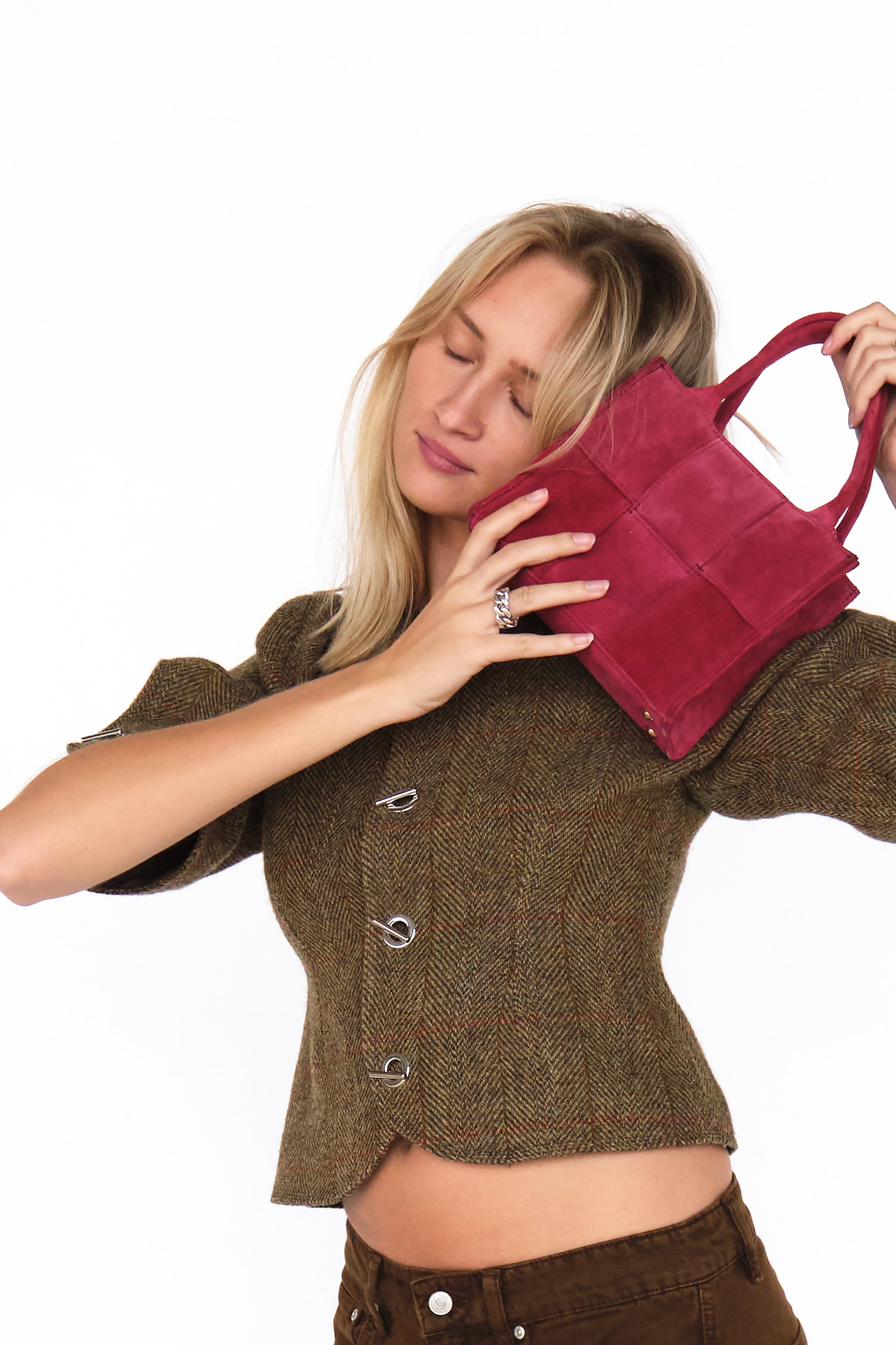 Mini Tote - Cervino Vista - Pink Sangria