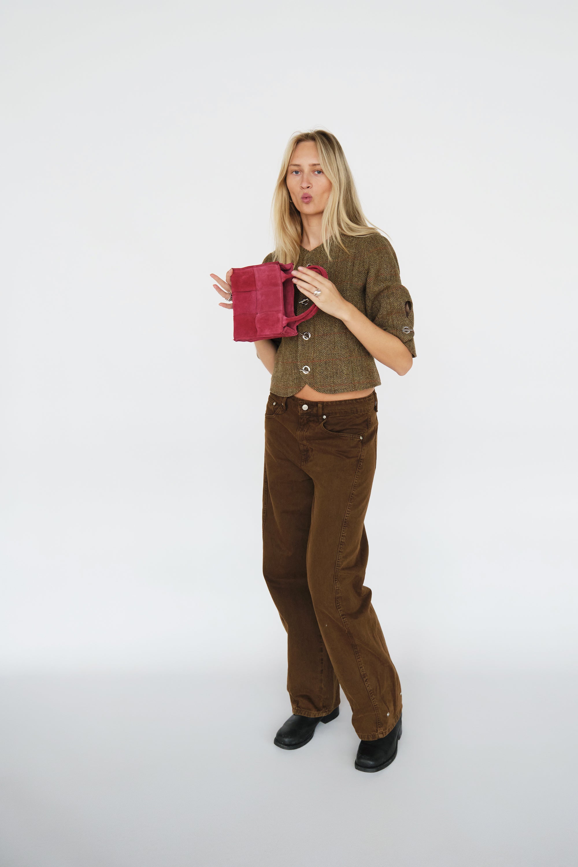 Mini Tote - Cervino Vista - Pink Sangria