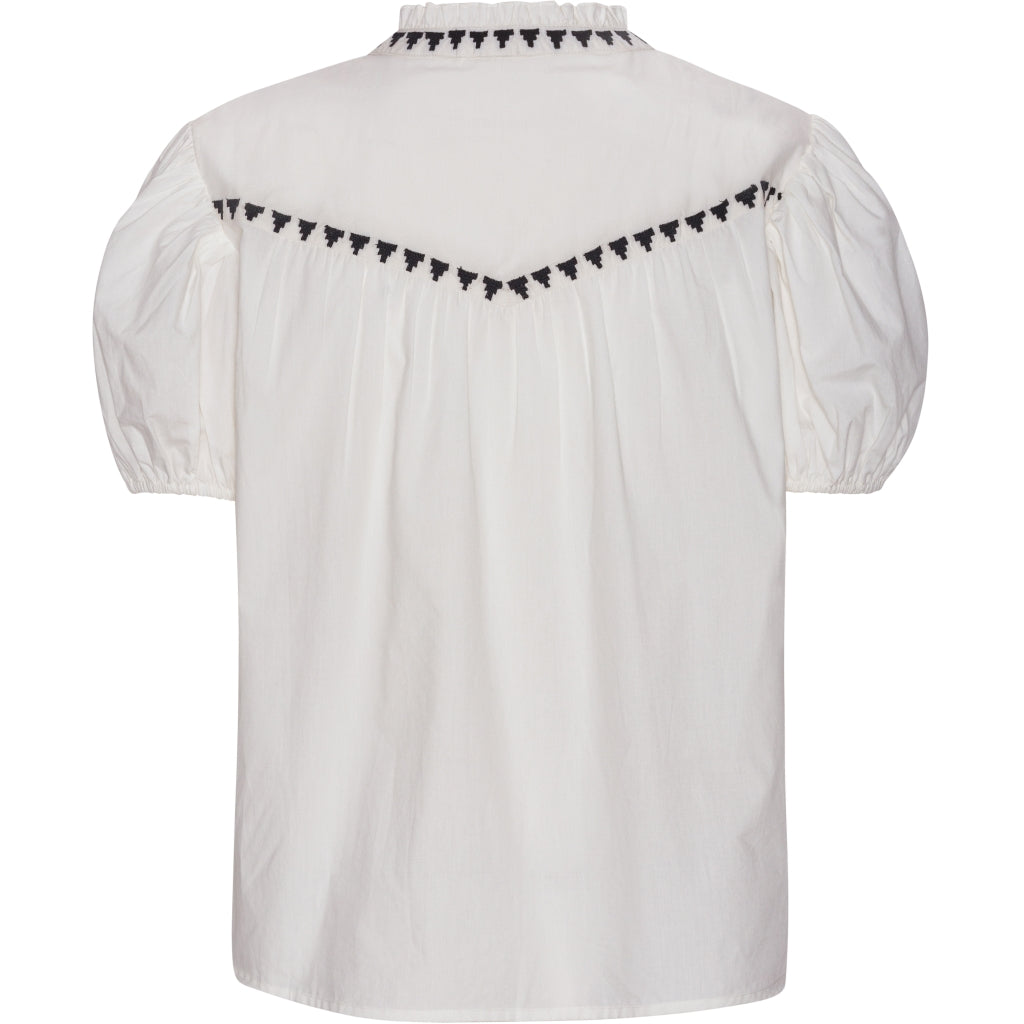 Luna Moon El Raval Top Blouse White