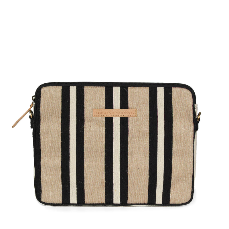 Luna Moon Laptop Sleeve - Svinkloev Laptop sleeve Jute - black