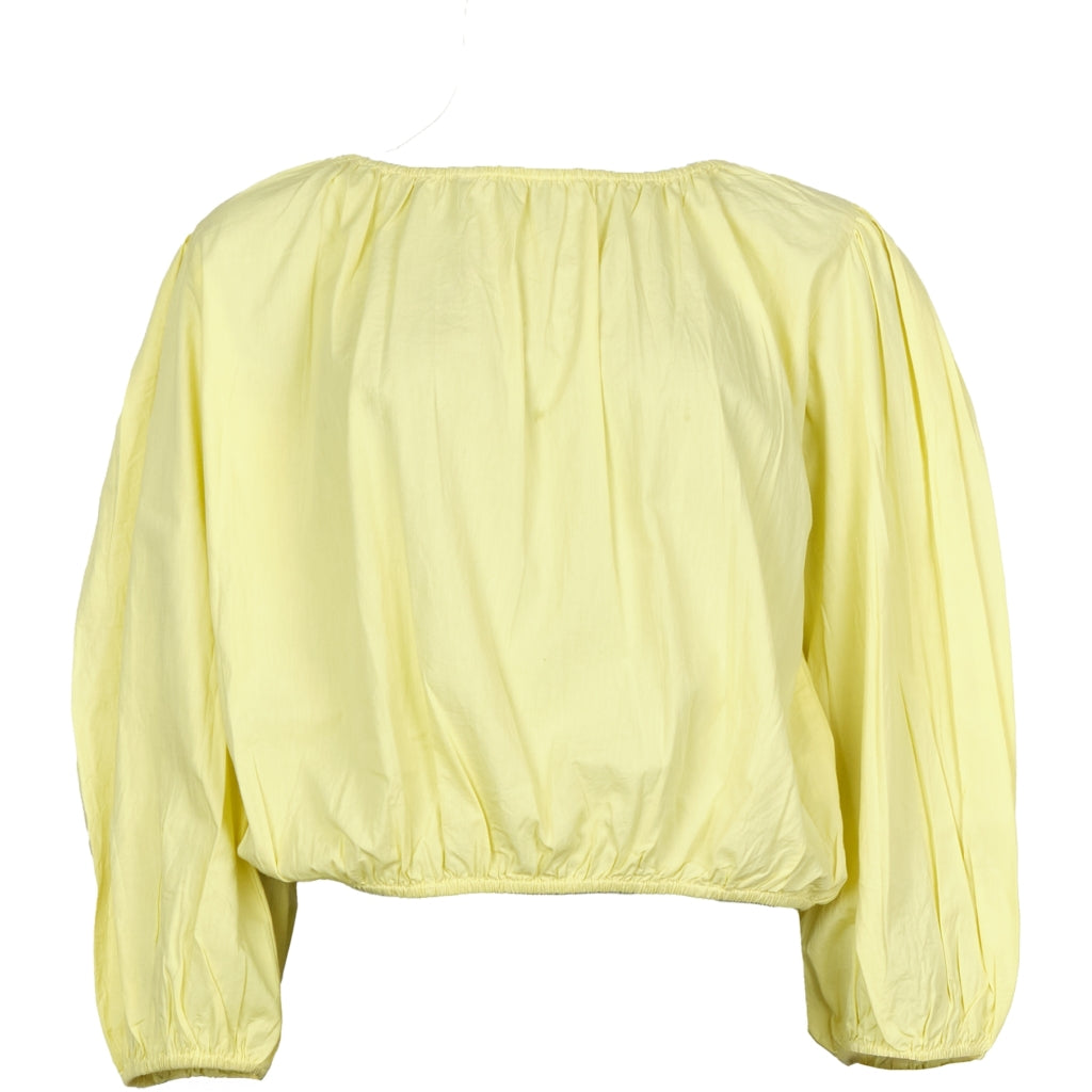 Luna Moon Lecce Blouse Blouse Pastel Yellow