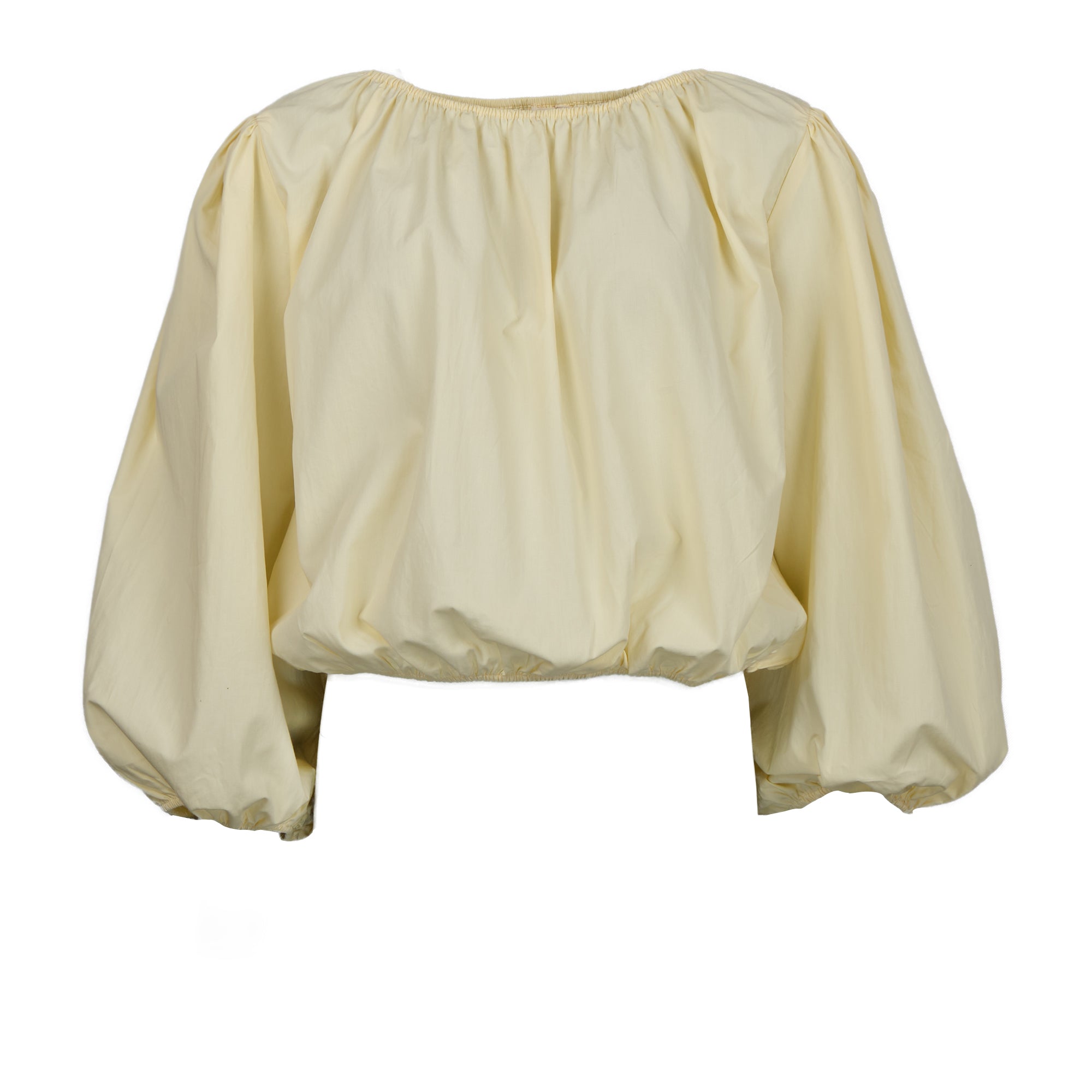 Luna Moon Lecce Blouse Blouse Pastel Yellow