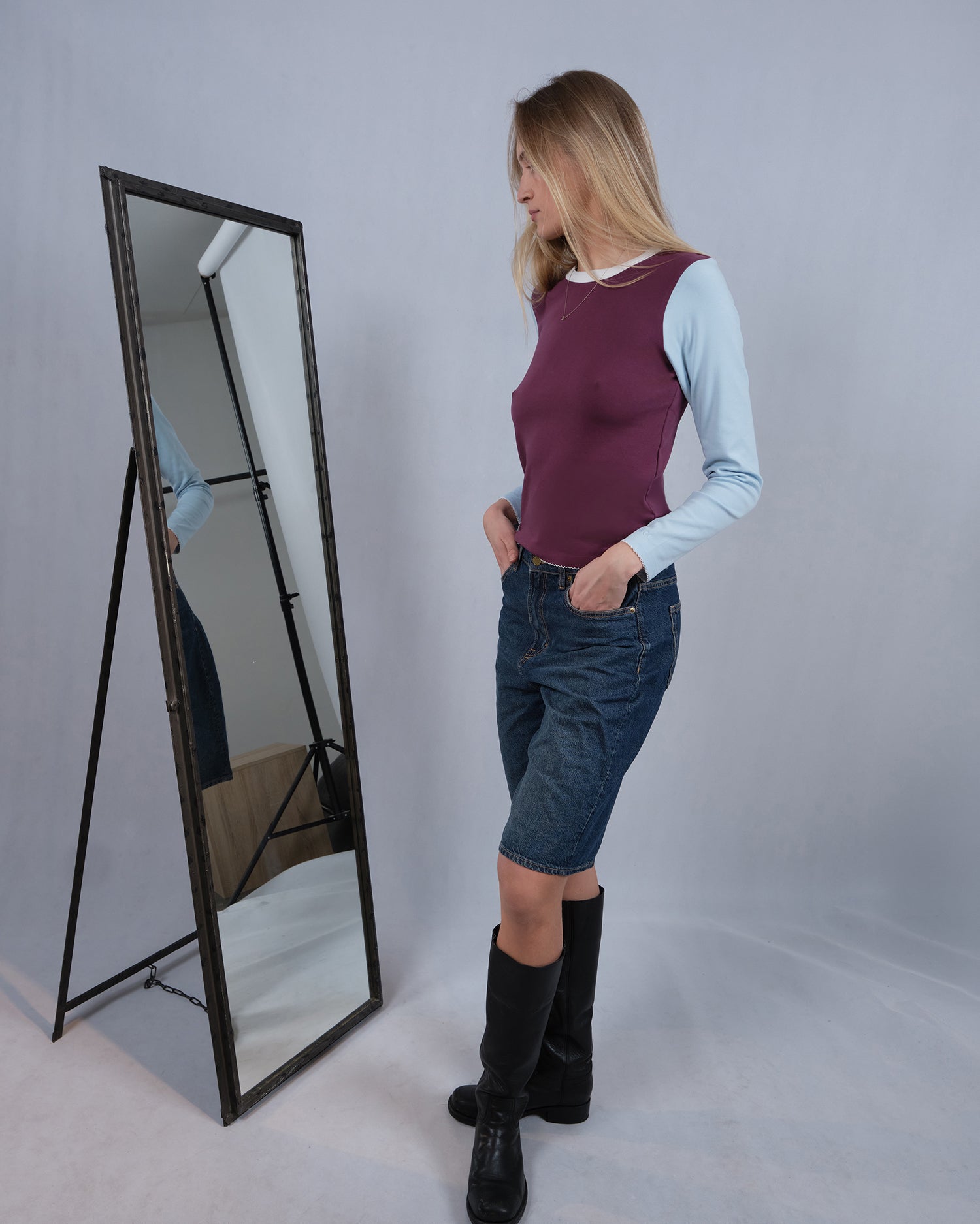 Luna Moon Long sleeve T-shirt - Multi color