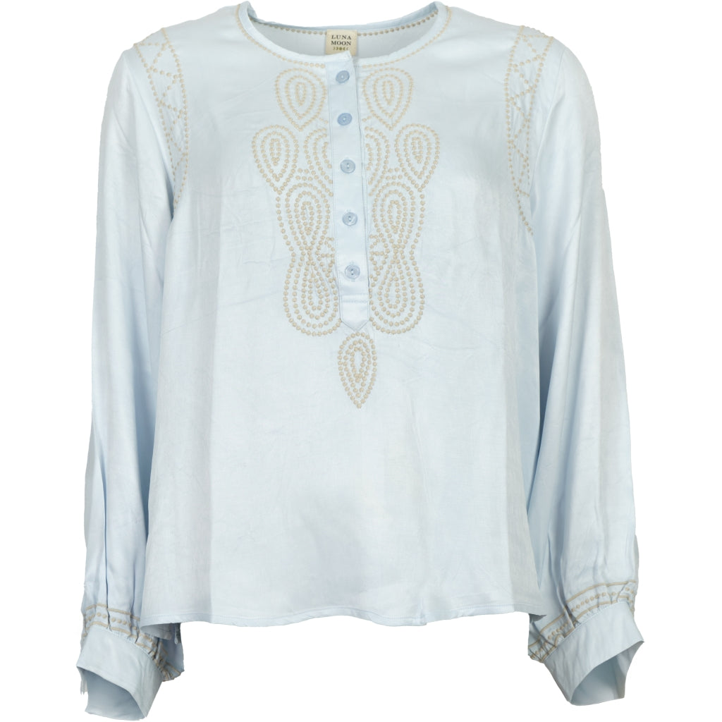 Luna Moon Madrid - Shirt Shirt Light Blue