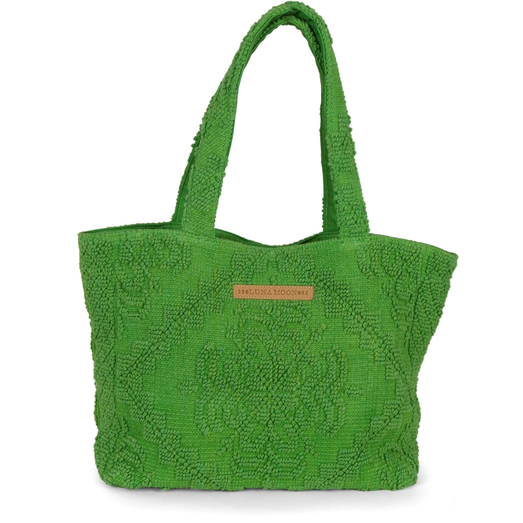 Luna Moon Medium Shoulder bag - Tilos Shopper Peridot green
