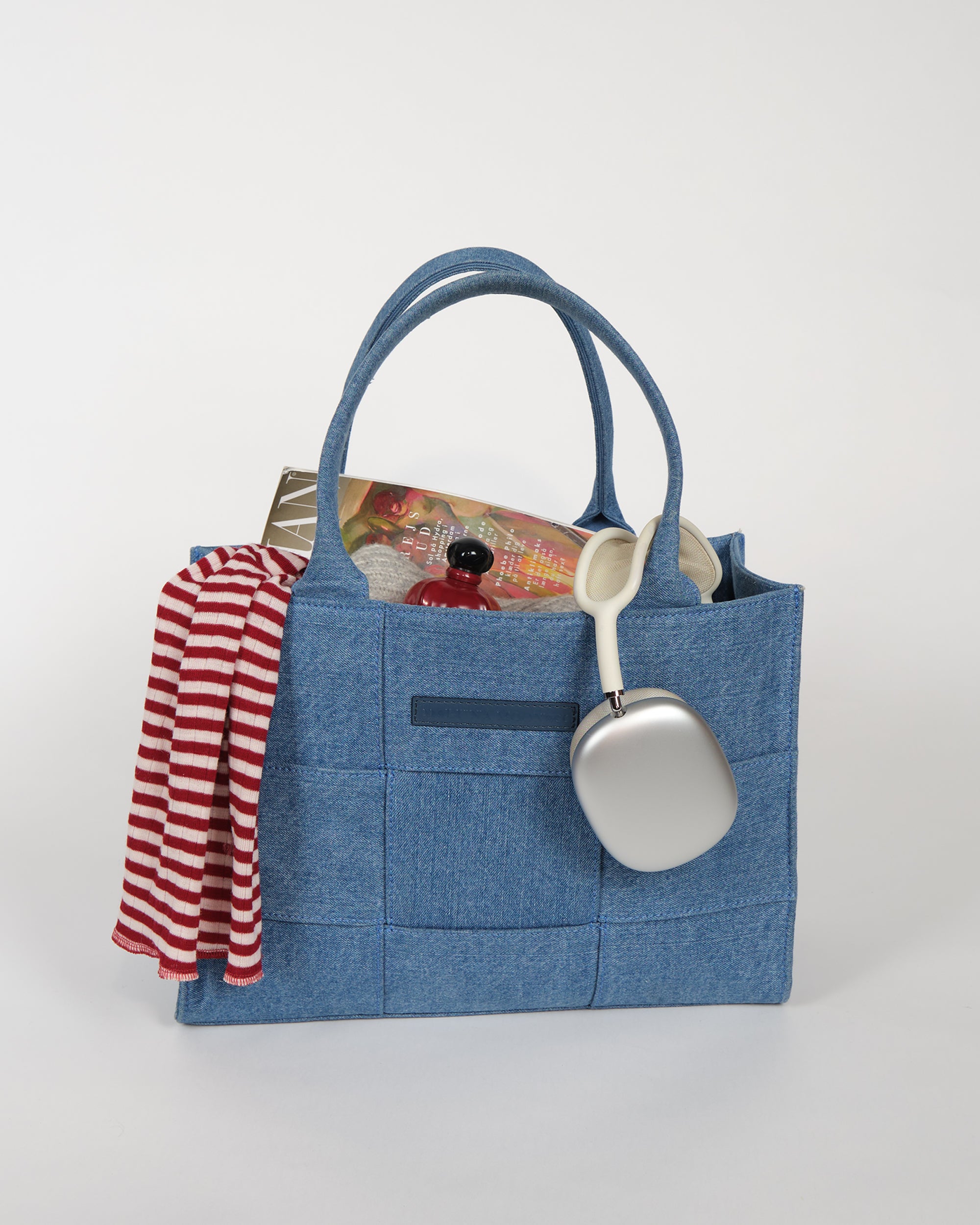 Luna Moon Mid Tote - Camden Cervino Tote bag Denim washed