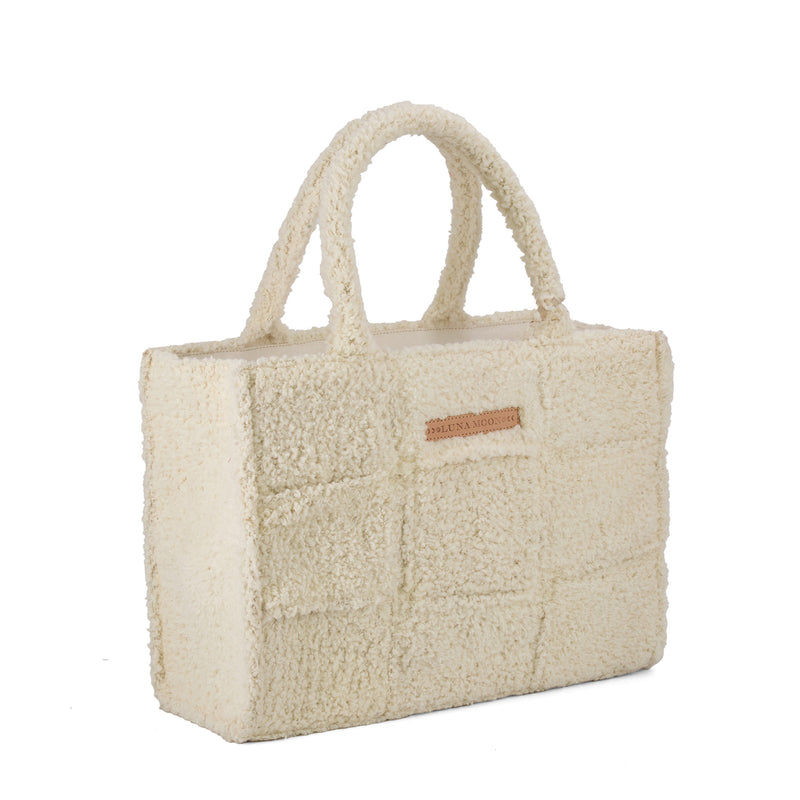 Luna Moon Mid Tote - Cervino Tote bag Winter white