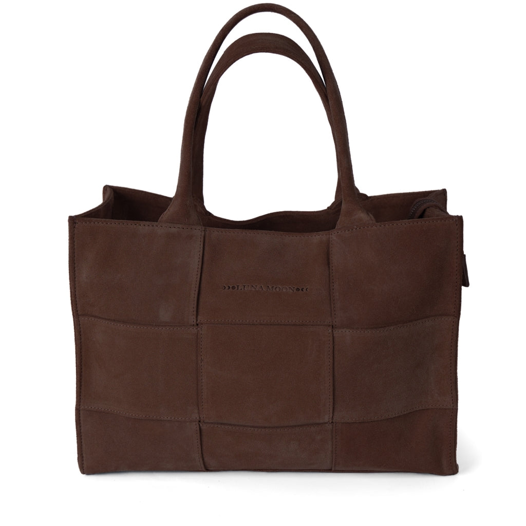 Luna Moon Mid Tote - Cervino Vista Tote bag Chocolate Brown