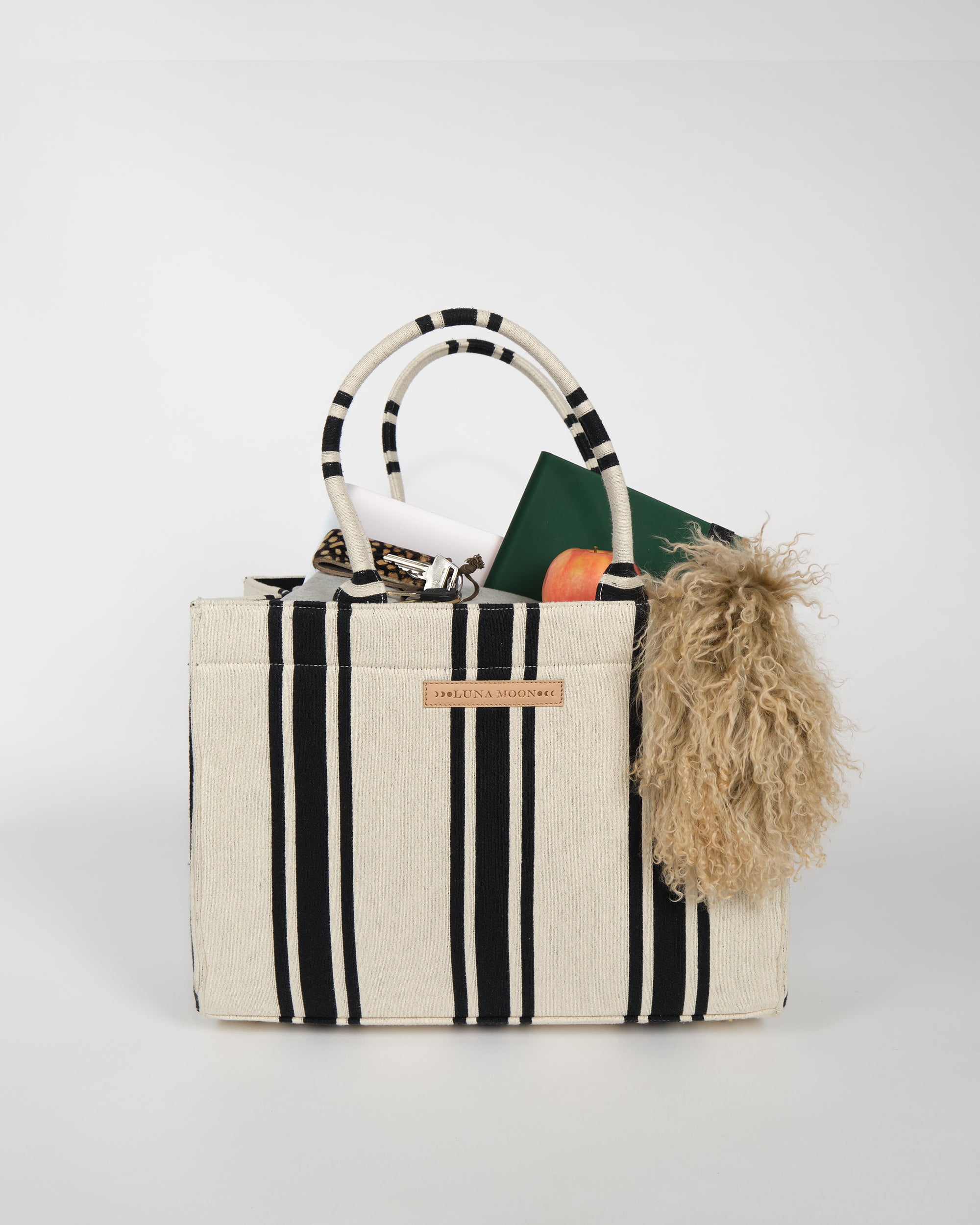 Luna Moon Mid Tote - Deauville Tote bag Black