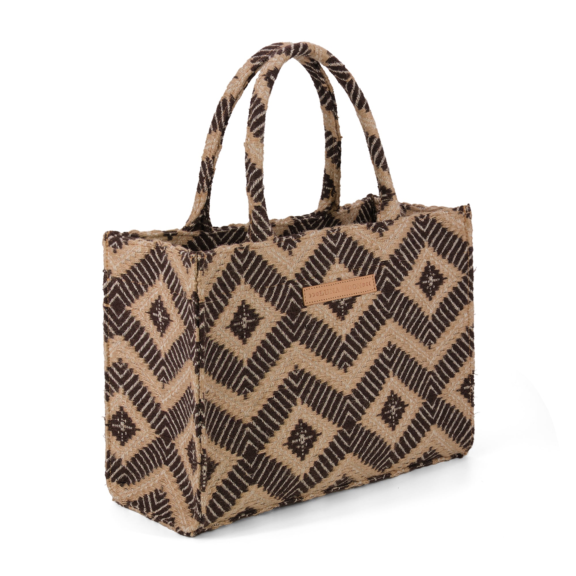 Luna Moon Mid Tote - La Rambla Bag Coffee Chicory