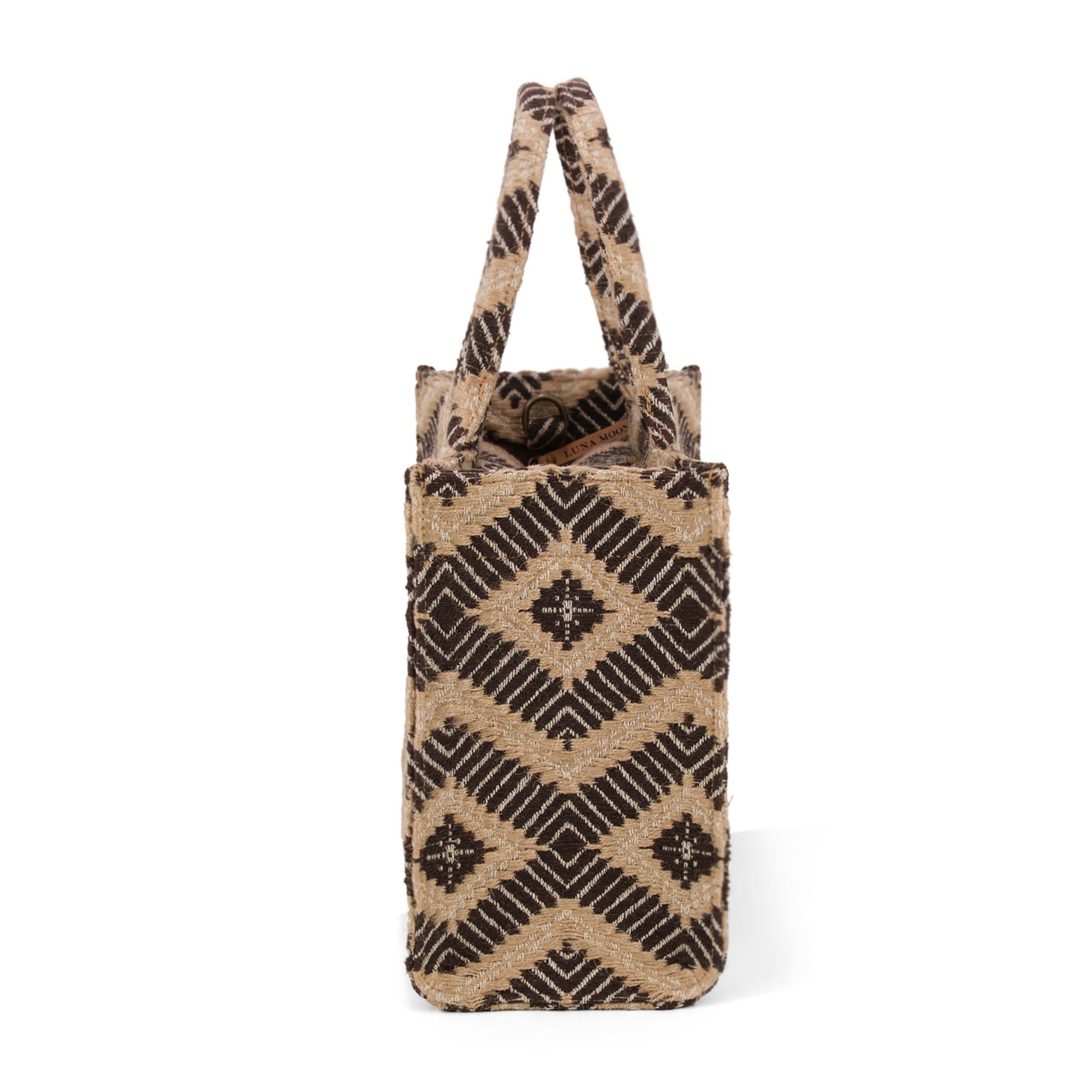 Luna Moon Mid Tote - La Rambla Bag Coffee Chicory