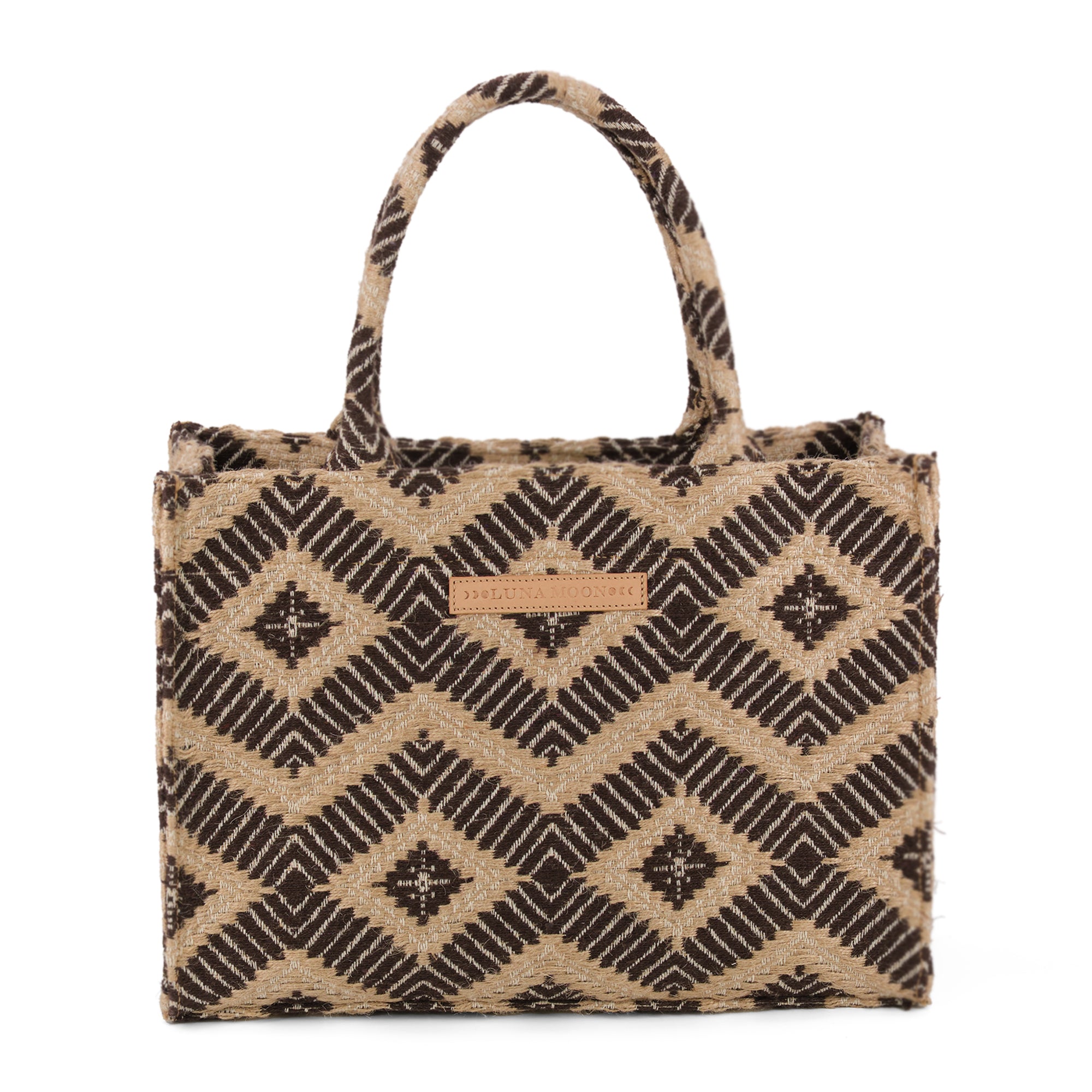 Luna Moon Mid Tote - La Rambla Bag Coffee Chicory