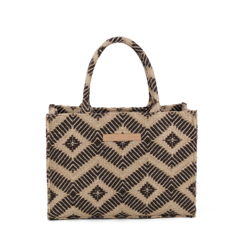 Luna Moon Mid Tote - La Rambla Tote bag Coffee Chicory